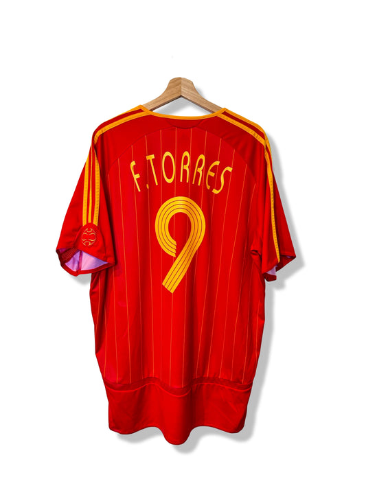 Spain 2006-08 Home Shirt - Torres #9 - XL