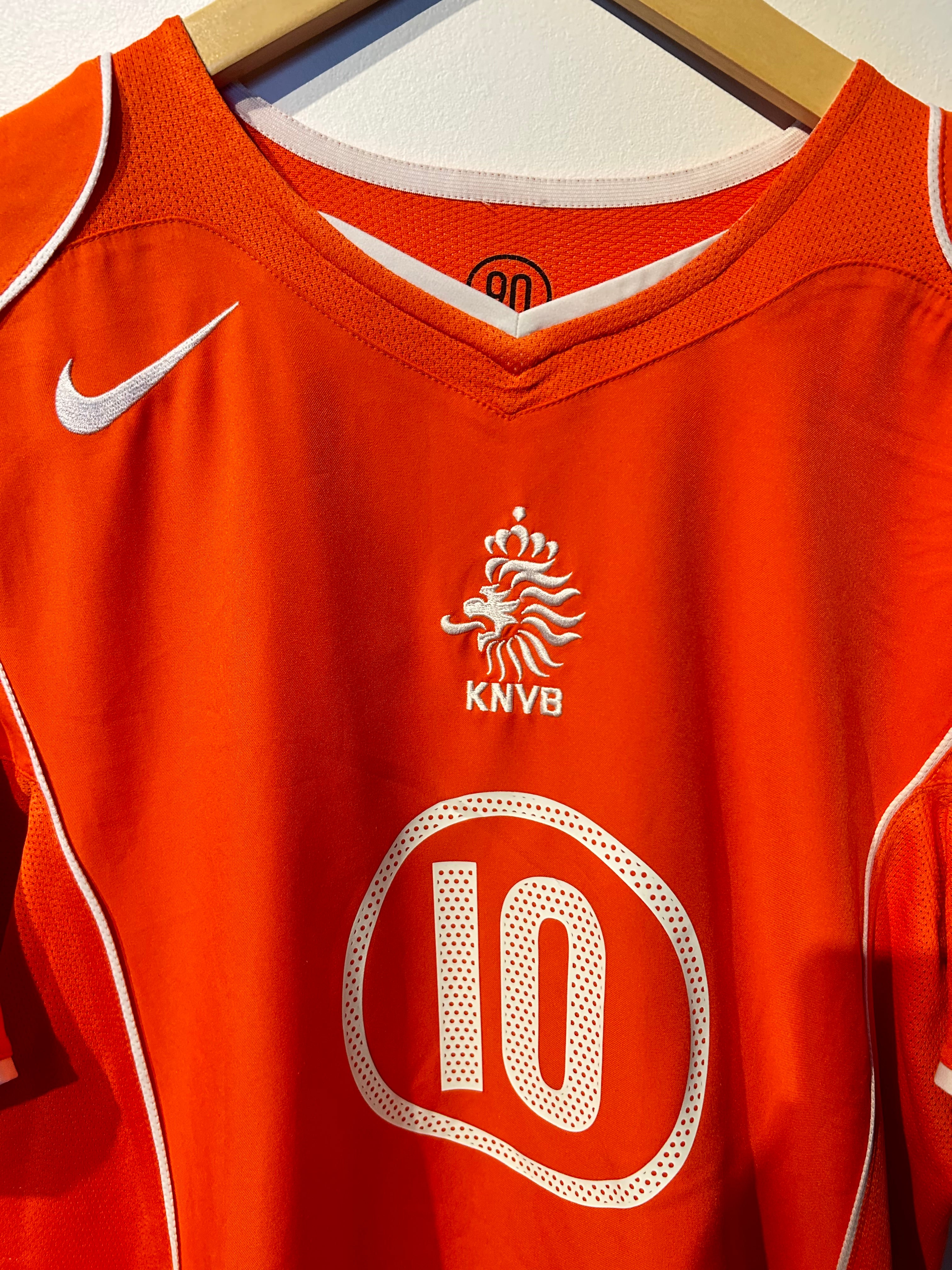 Netherlands 2004-06 Home Shirt - V.Nistelrooy #10 - S – Football