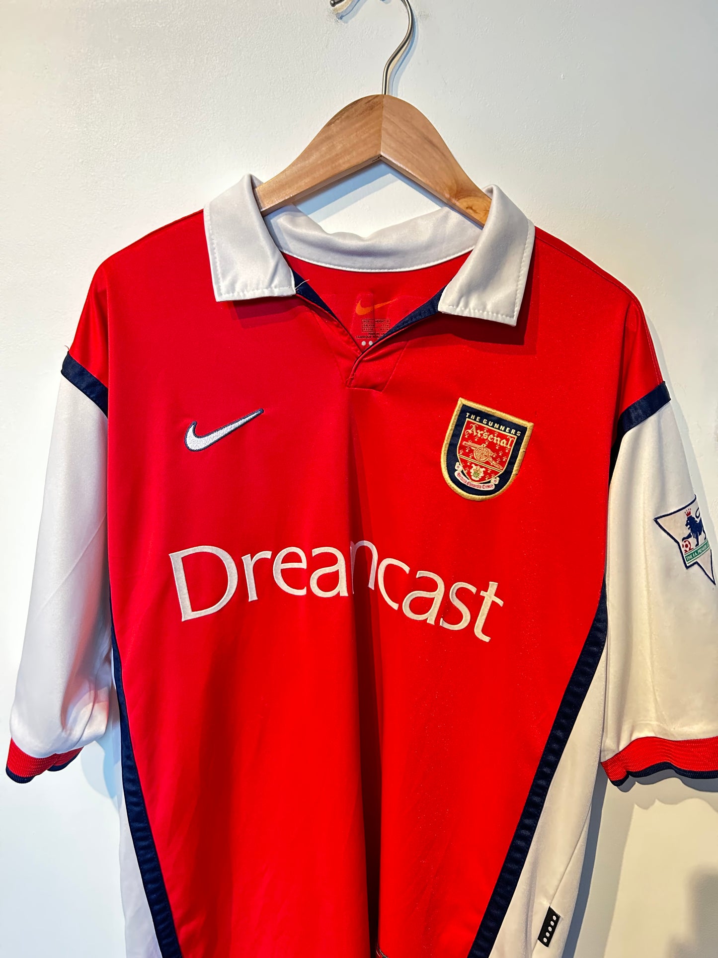 Arsenal 1999-00 Home Shirt - Overmars #11 - L