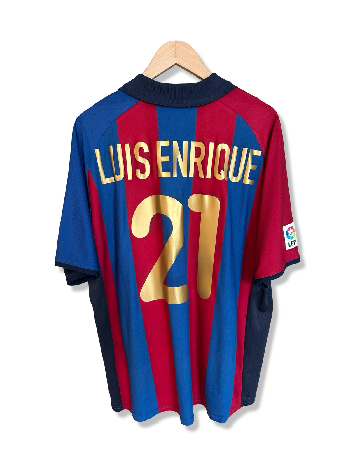Barcelona 2001-02 Home Shirt - Luis Enrique #21 - XL