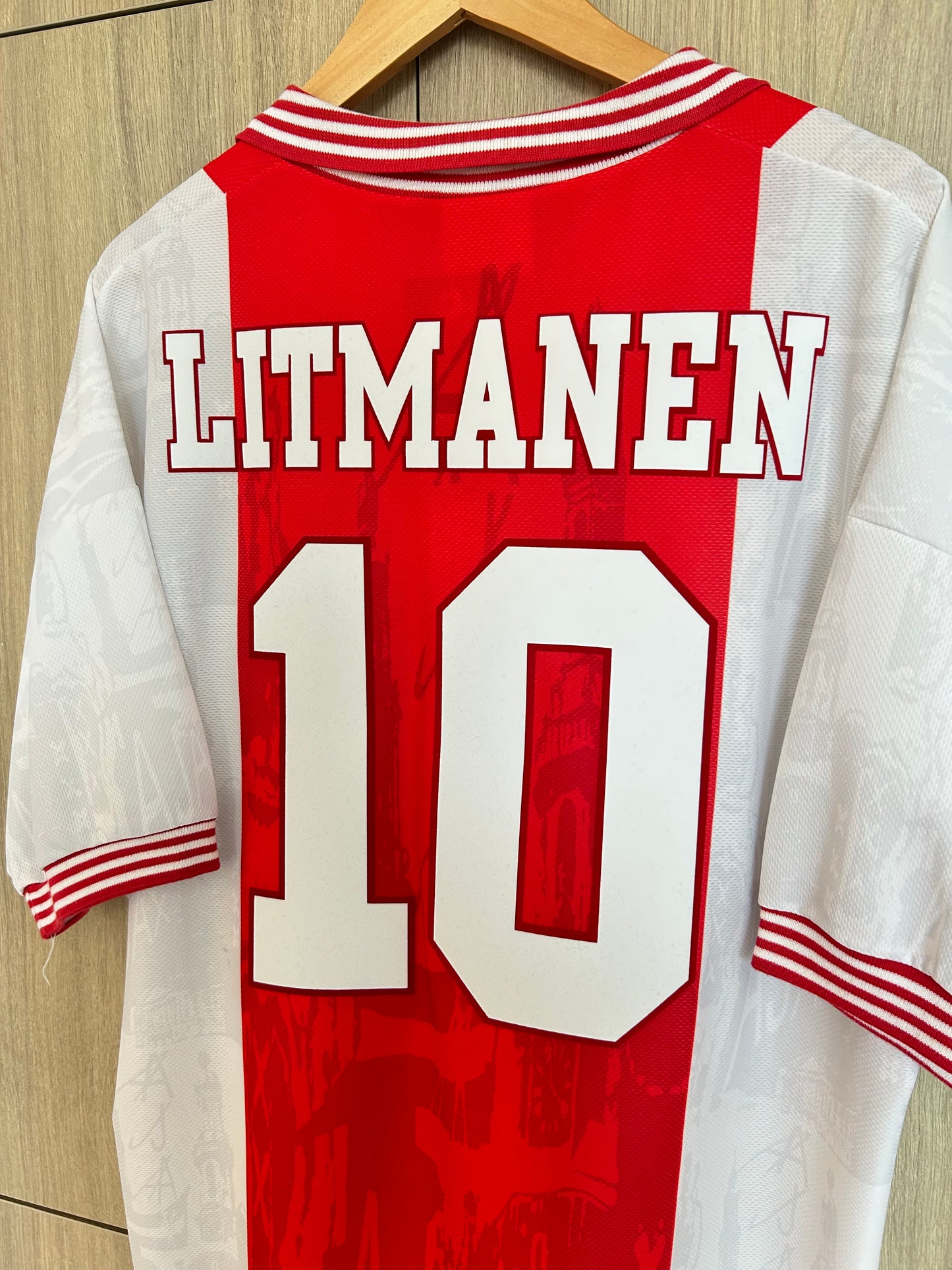 Ajax 1996-97 Home Shirt - Litmanen #10 - XL