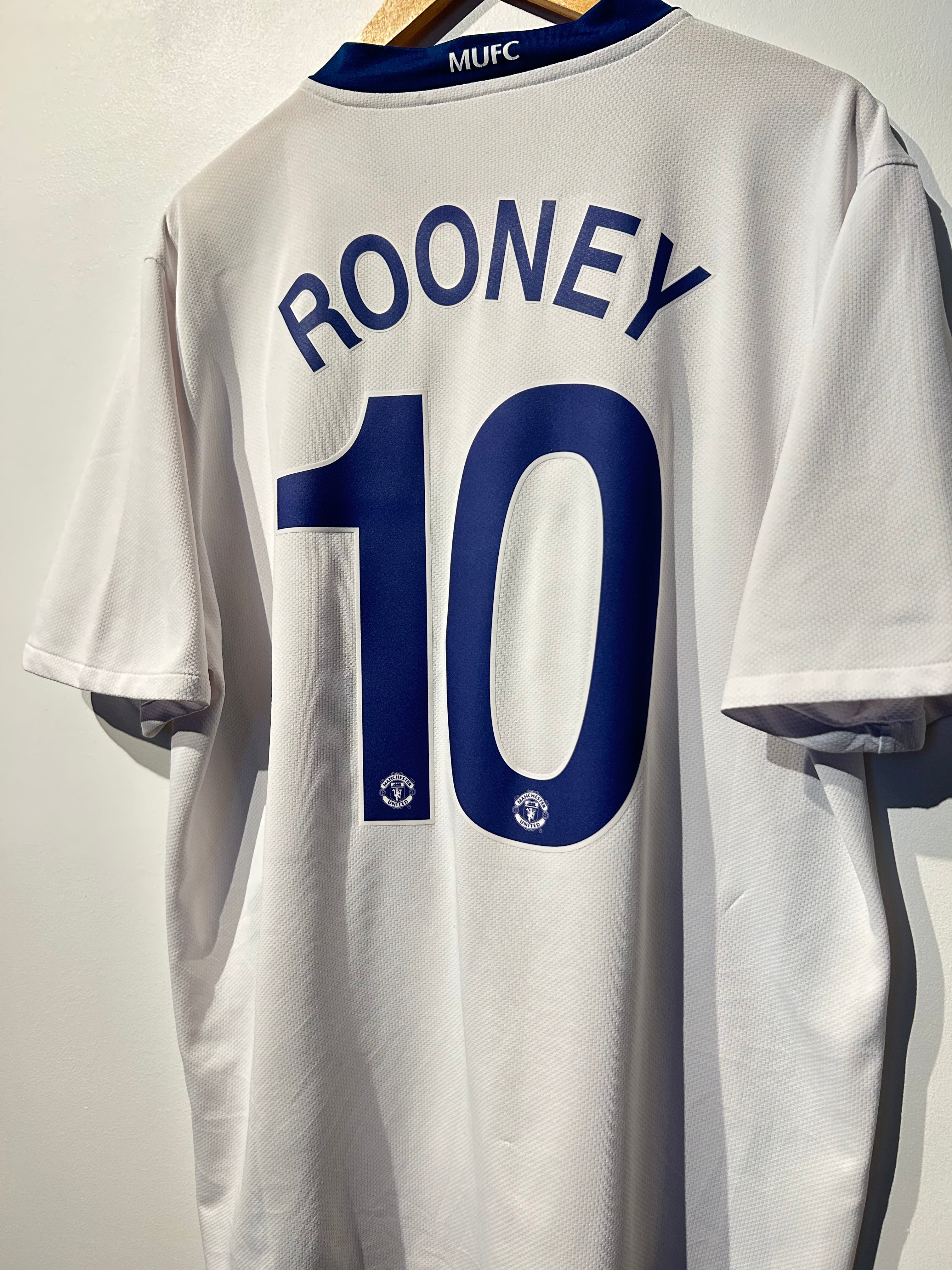 Manchester United 2008-09 Away Shirt - Rooney #10 - XL – Football
