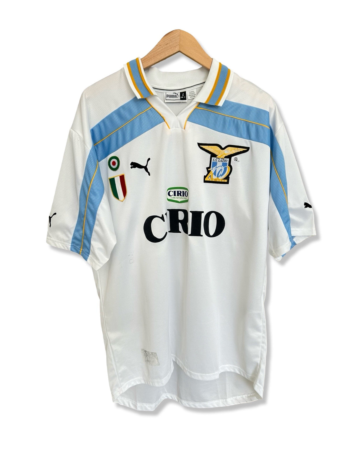 Lazio 1999-00 Centenary Home Shirt - Nedved #18 - L