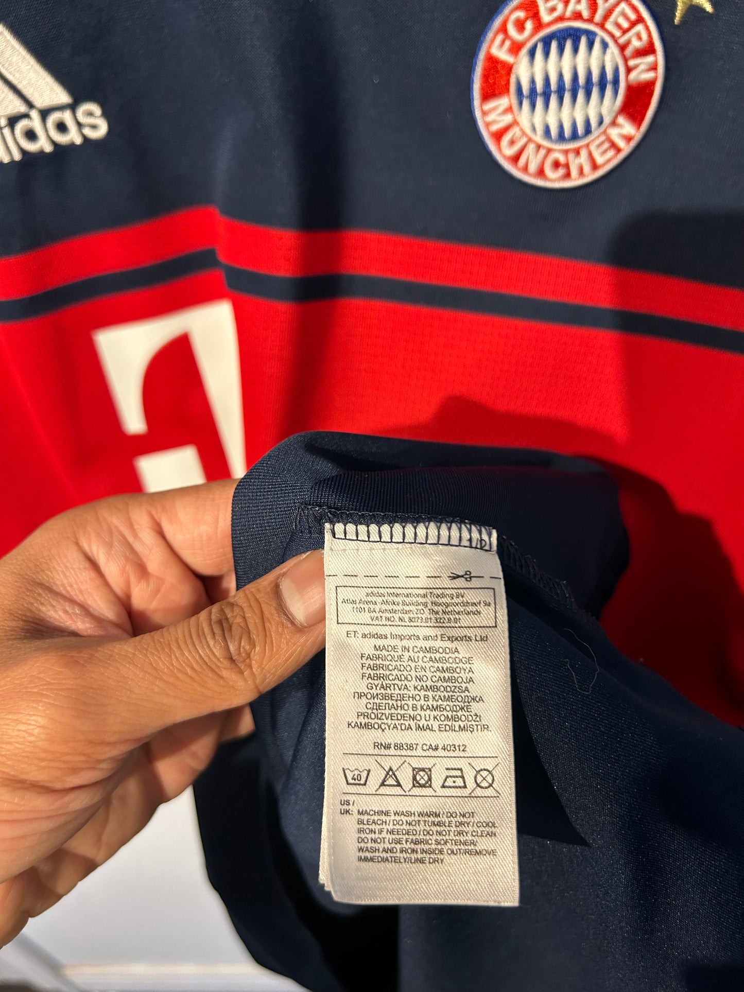 Bayern Munich 2017-18 Away Shirt - Ribery #7 - L