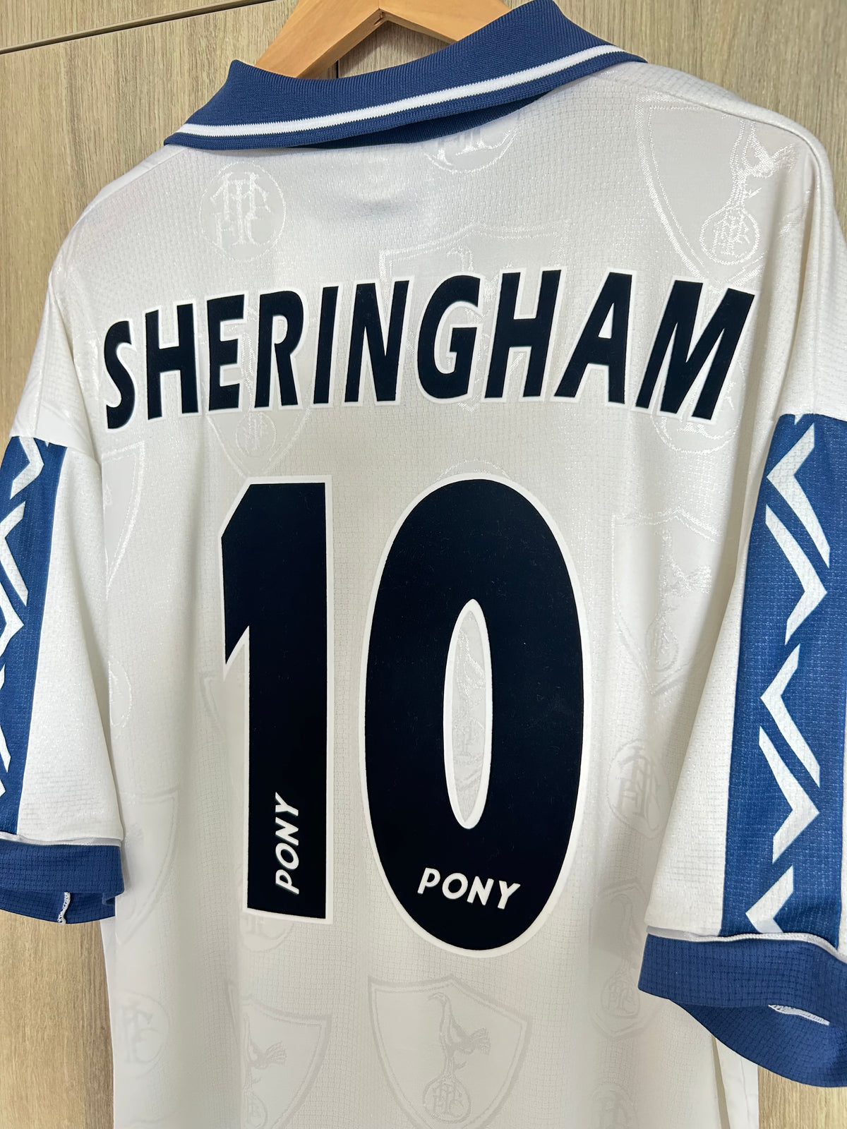 Tottenham 1995-97 Home Shirt - Sheringham #10 - XL