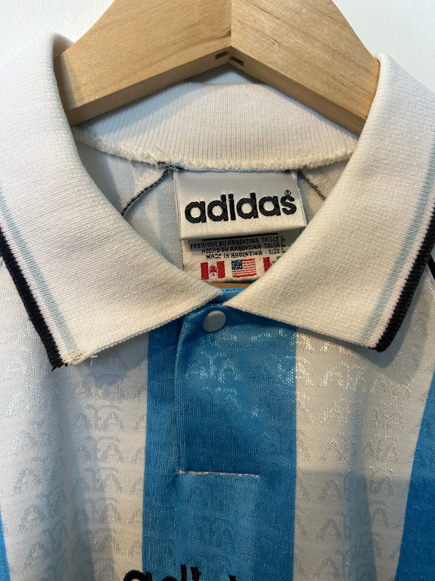 Argentina 1996-98 Home Shirt - Batistuta #9 - L