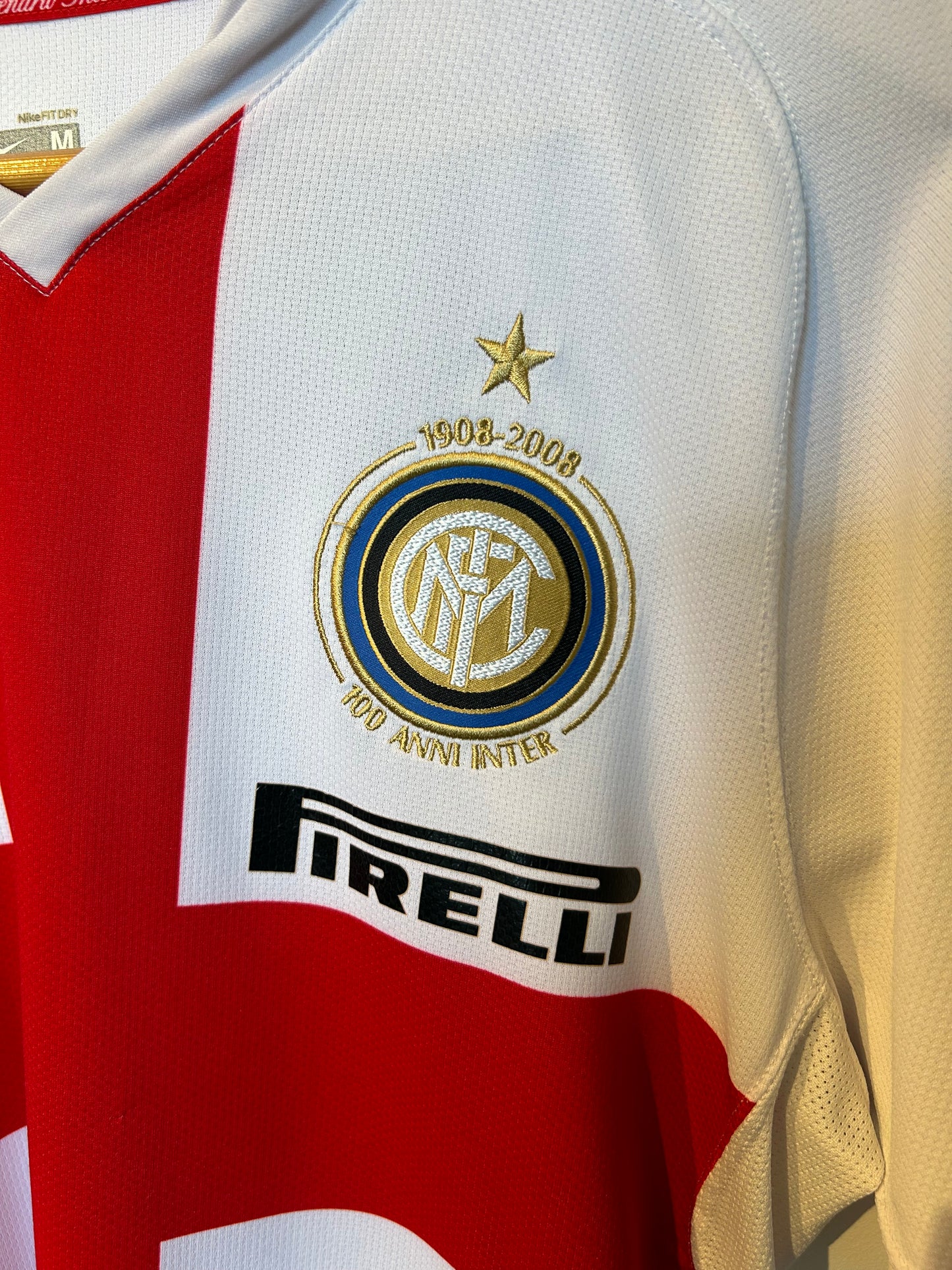 Inter Milan 2007-08 Centenary Away Shirt - Ibrahimovic #8 - M