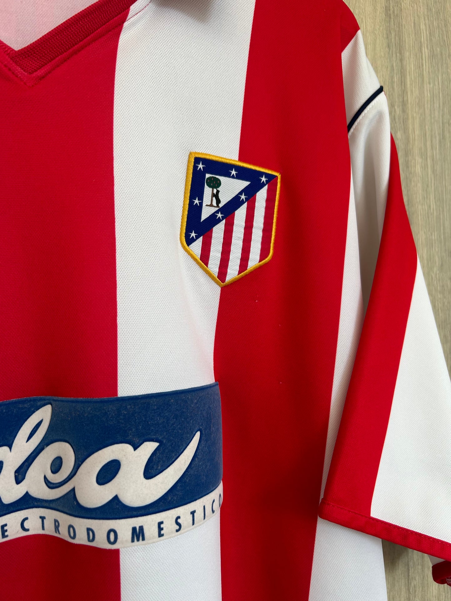 Atletico Madrid 2001-02 Home Shirt - F. Torres #9 - XL