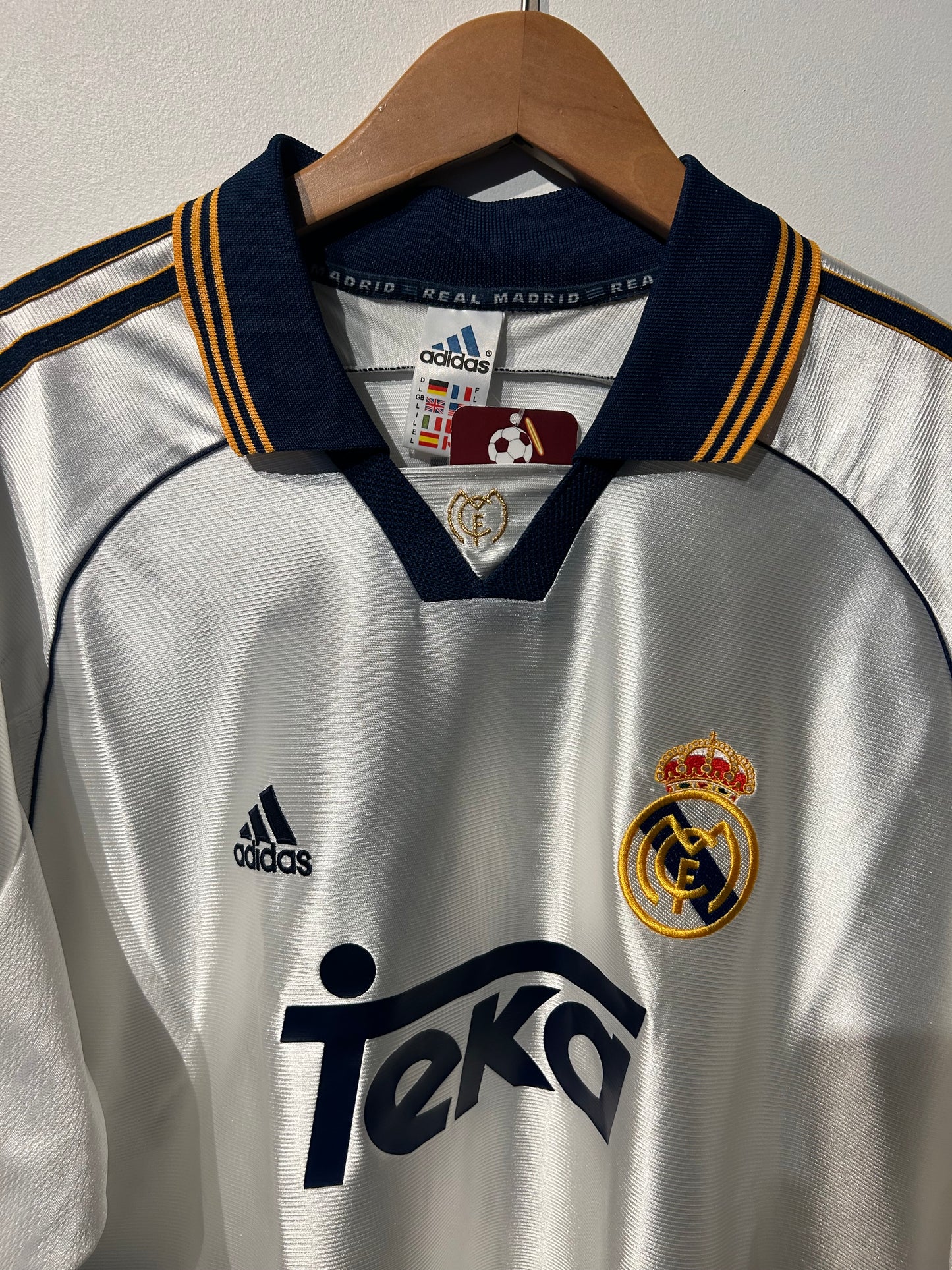 Real Madrid 1999-00 Home Shirt - Raul #7 - L