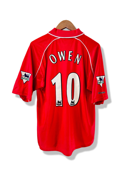 Liverpool 2000-02 Home Shirt - Owen #10 - L