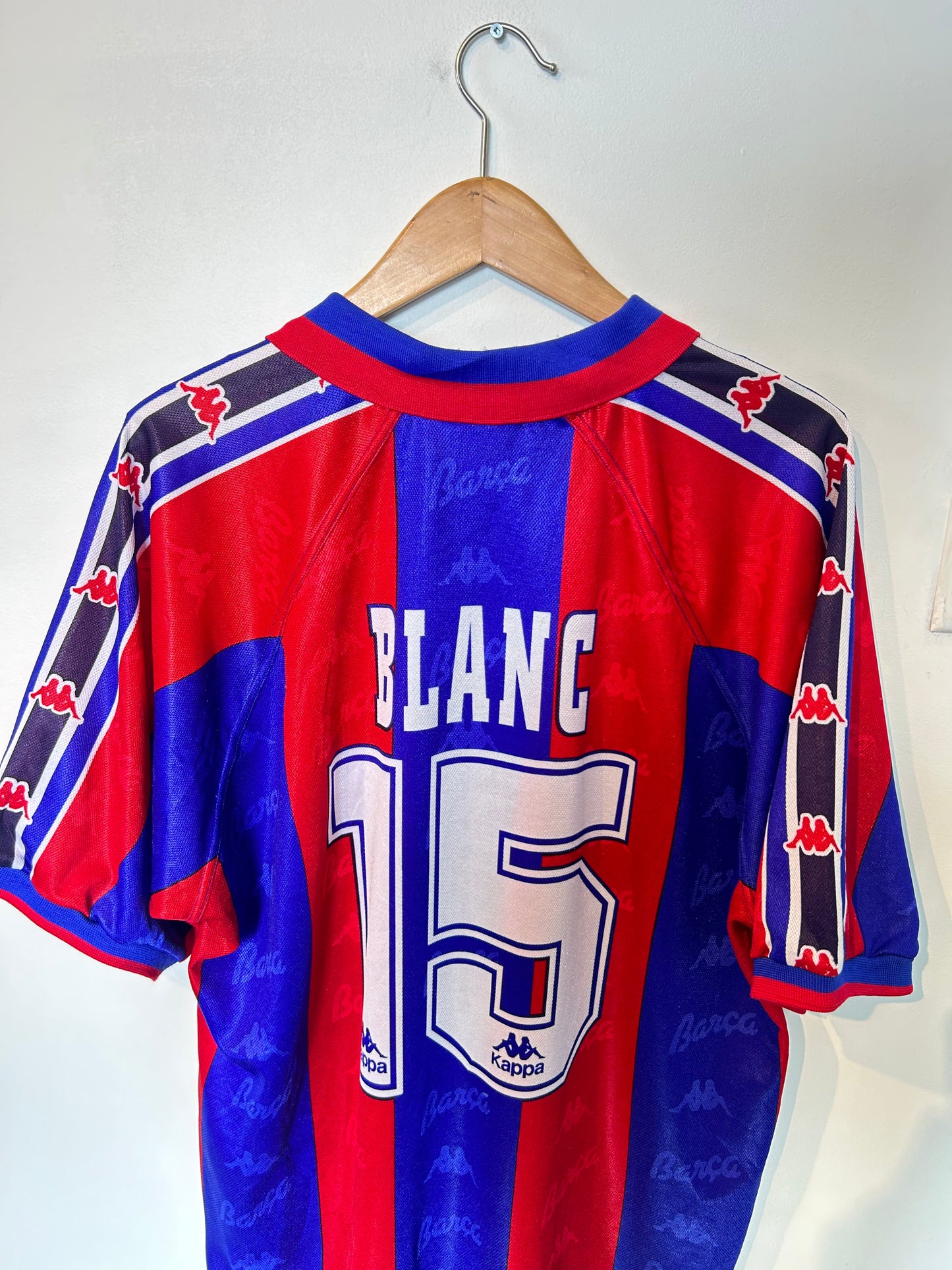 Barcelona 1995-97 Home Shirt - Blanc #15 - XL