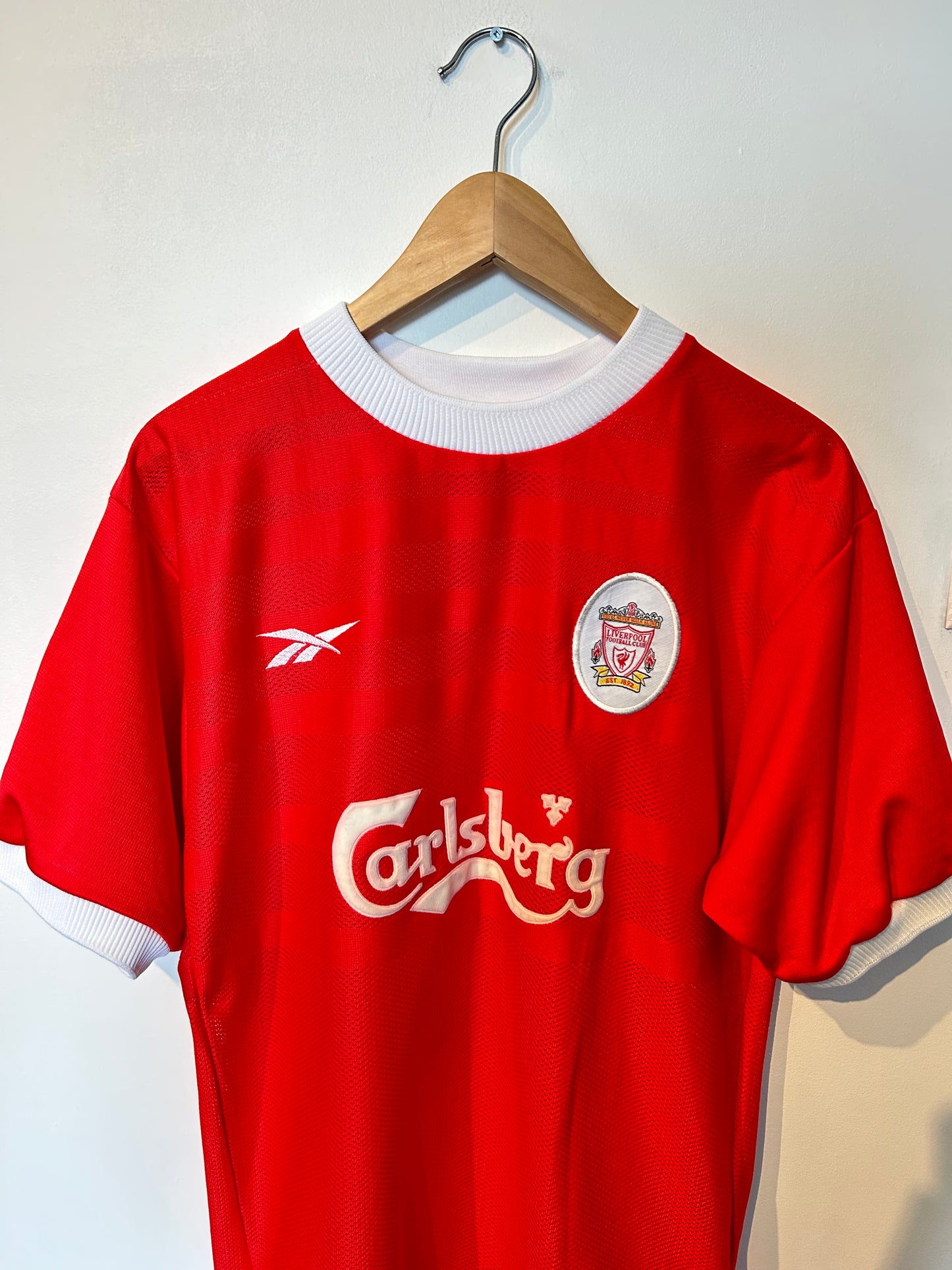 Liverpool 1998-00 Home Shirt - Gerrard #28 - M