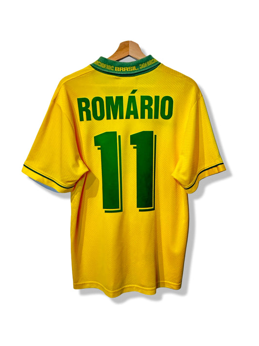 Brazil 1993-94 Home Shirt - Romario #11 - M