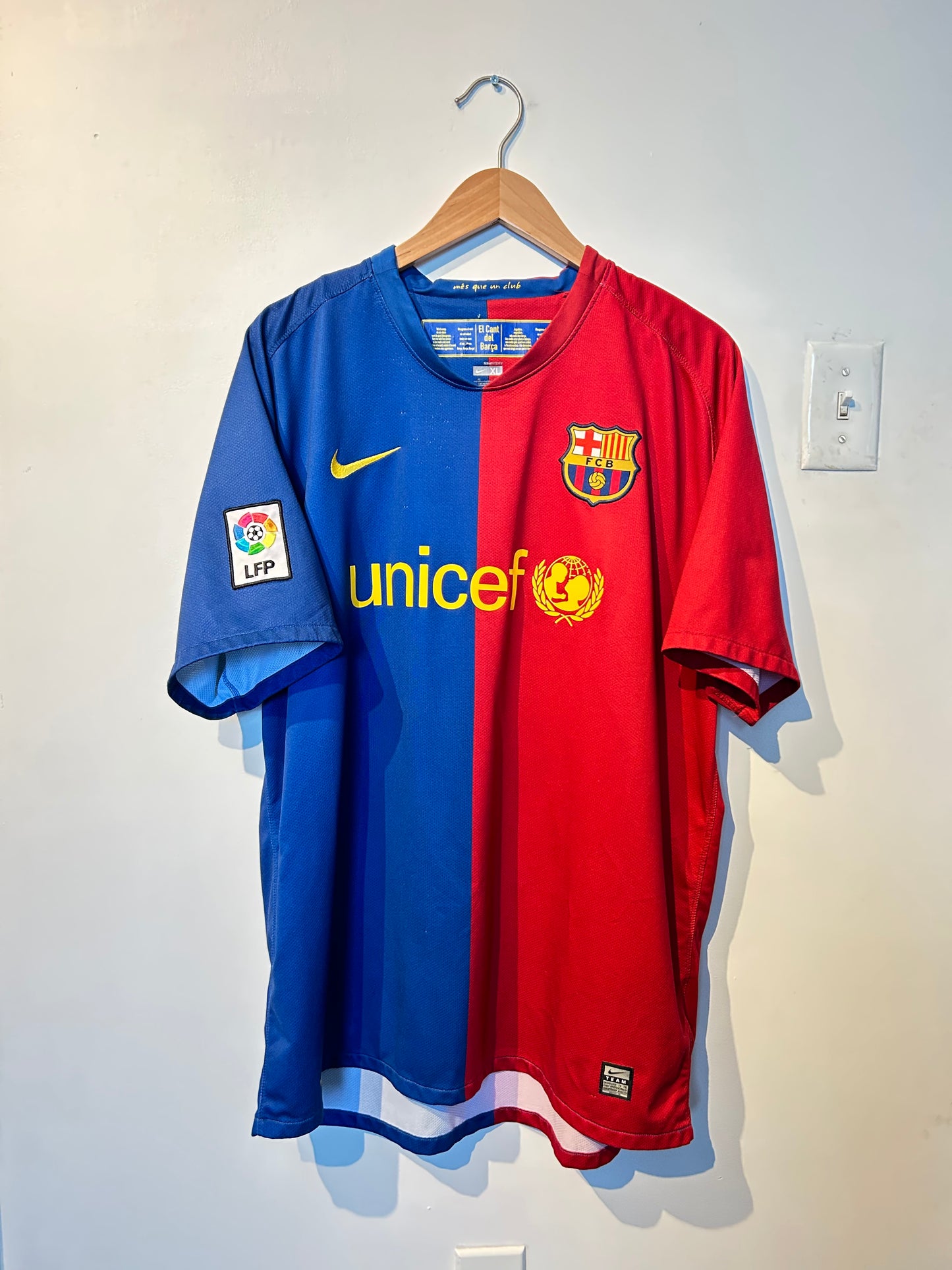 Barcelona 2008-09 Home Shirt - Henry #14 - XL