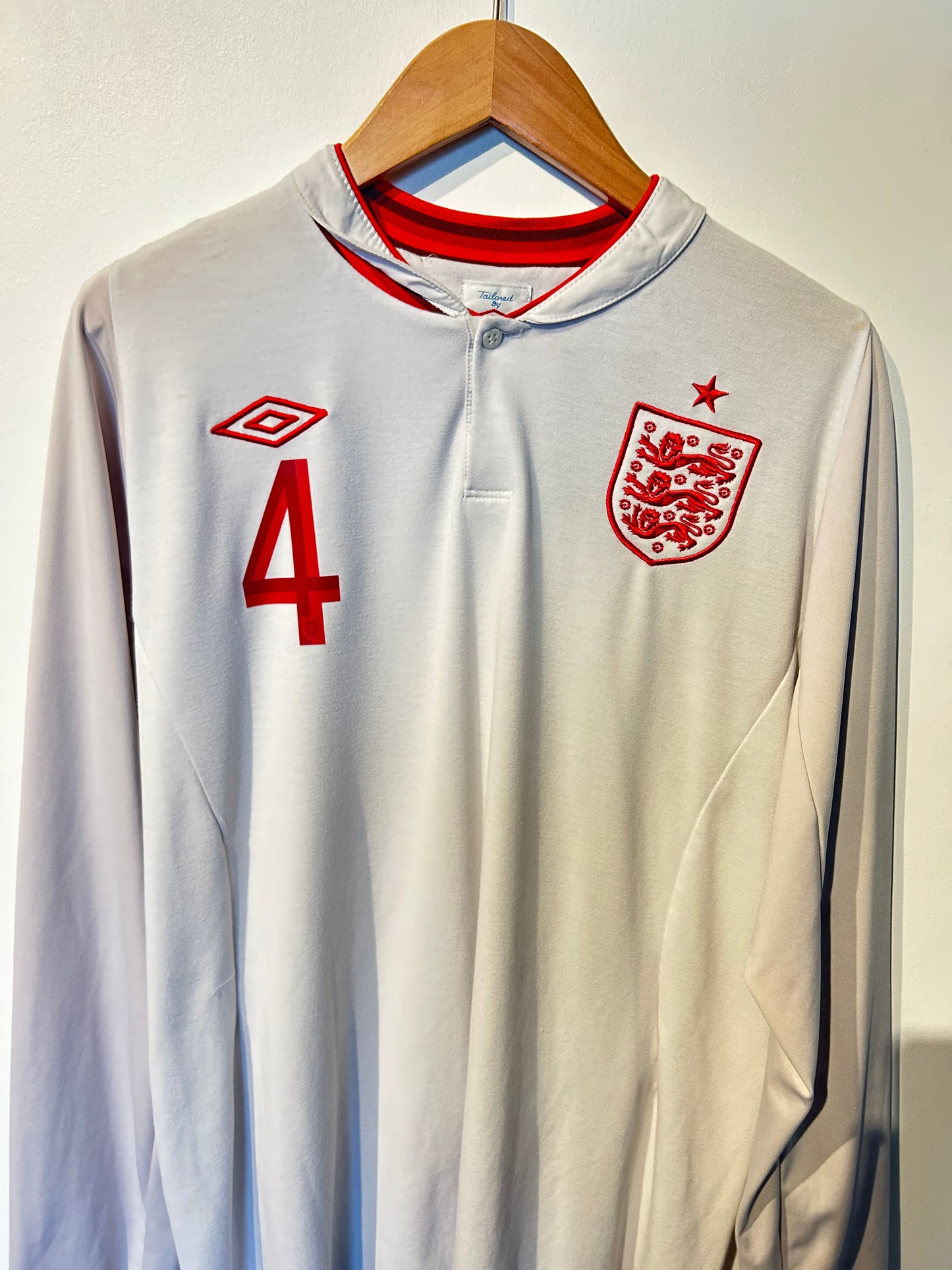 England 2012-13 Home Shirt L/S - Gerrard #4 - L