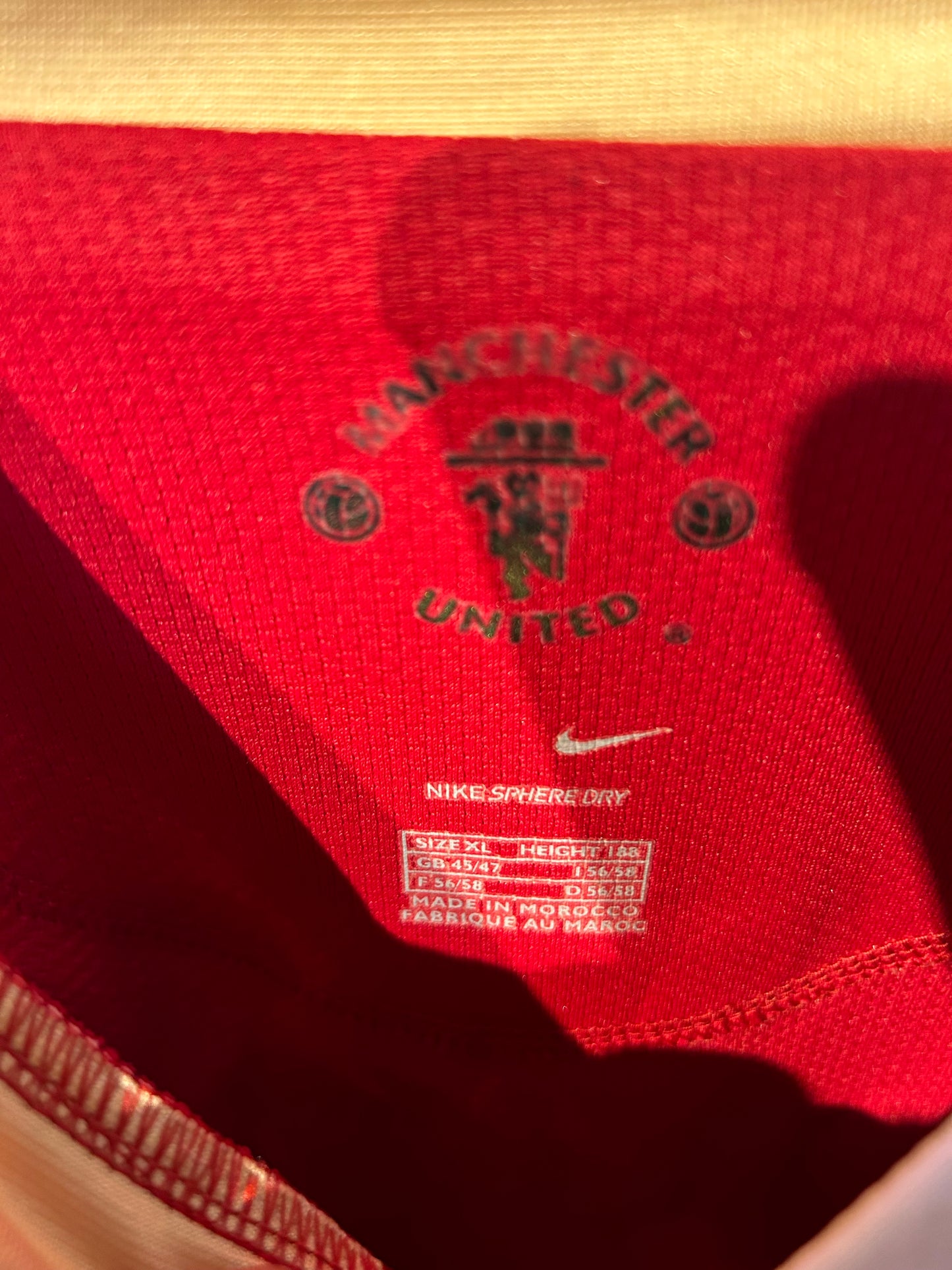 Manchester United 2006-07 Home Shirt - J.S. Park #13 - XL