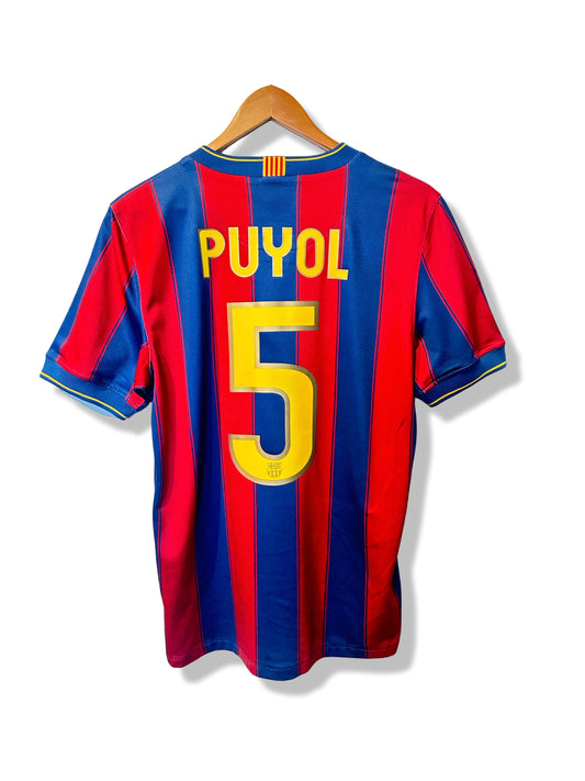 Barcelona 2009-10 Home Shirt - Puyol #5 - S