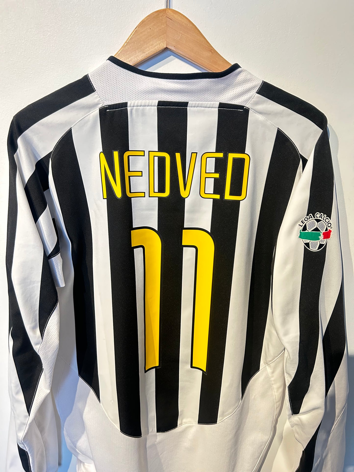 Juventus 2003-04 Home Shirt L/S - Nedved #11 - S