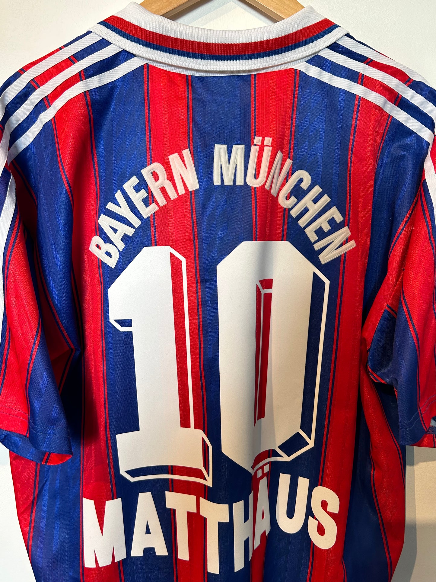Bayern Munich 1995-97 Home Shirt - Matthaus #10 - XL