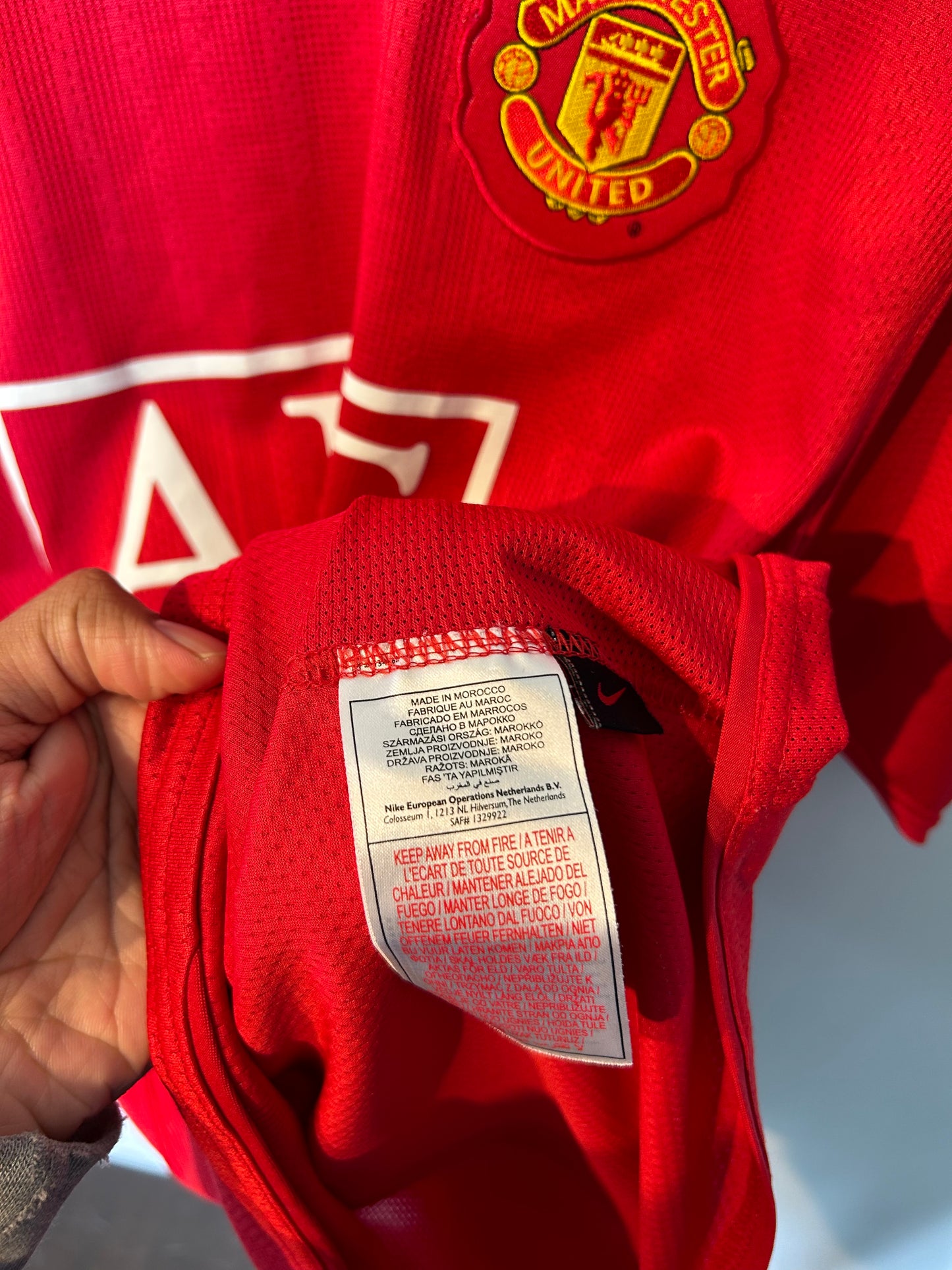 Manchester United 2007-09 Home Shirt - Ronaldo #7 - XL