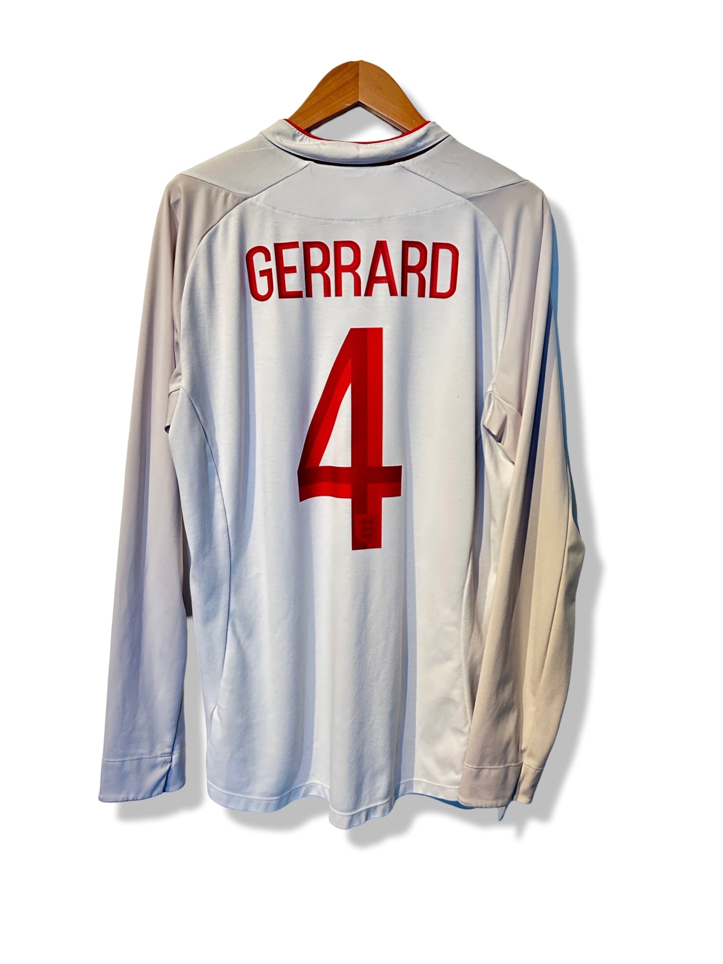 England 2012-13 Home Shirt L/S - Gerrard #4 - L