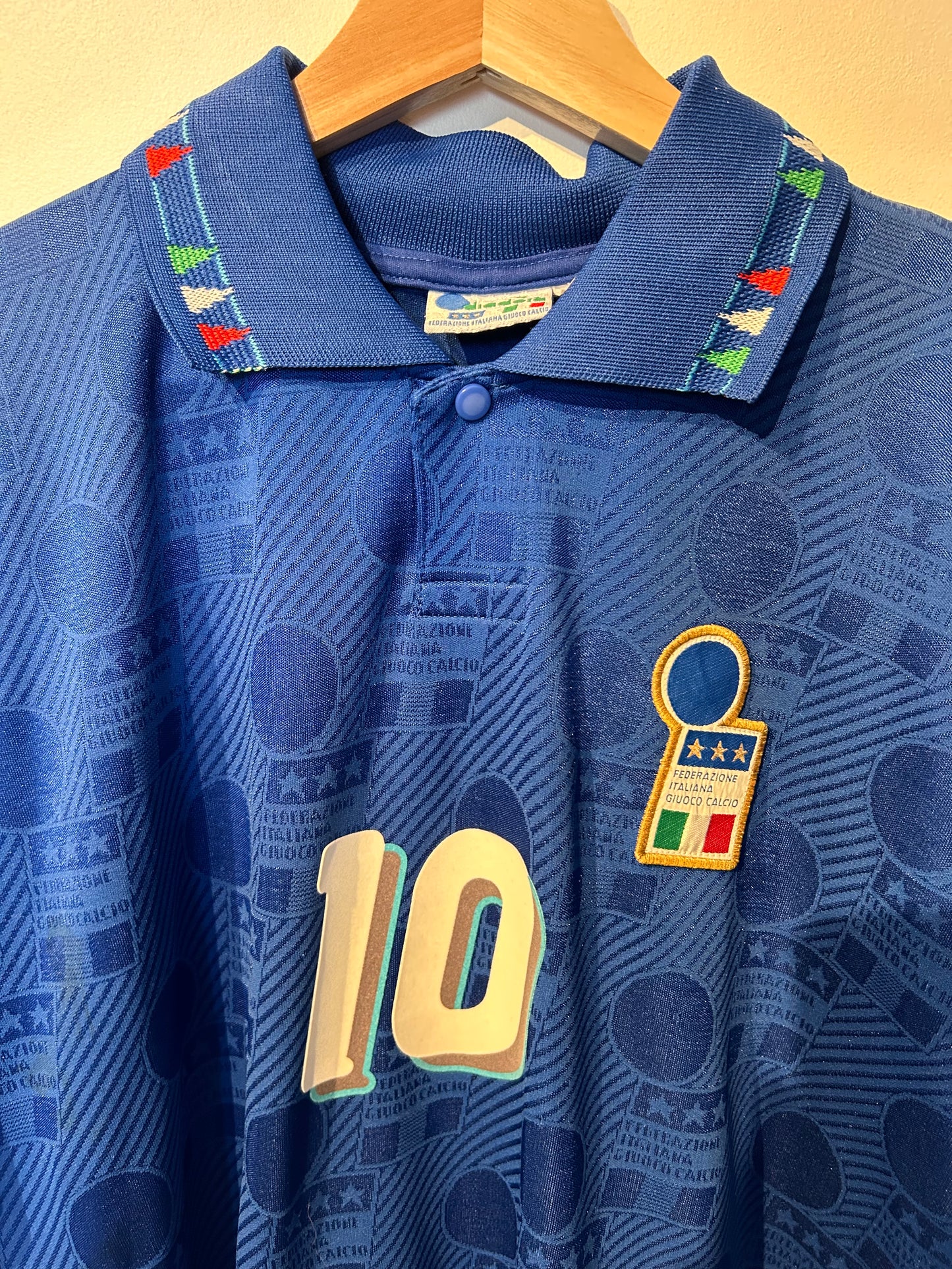 Italy 1994 Home Shirt - R. Baggio #10 - L