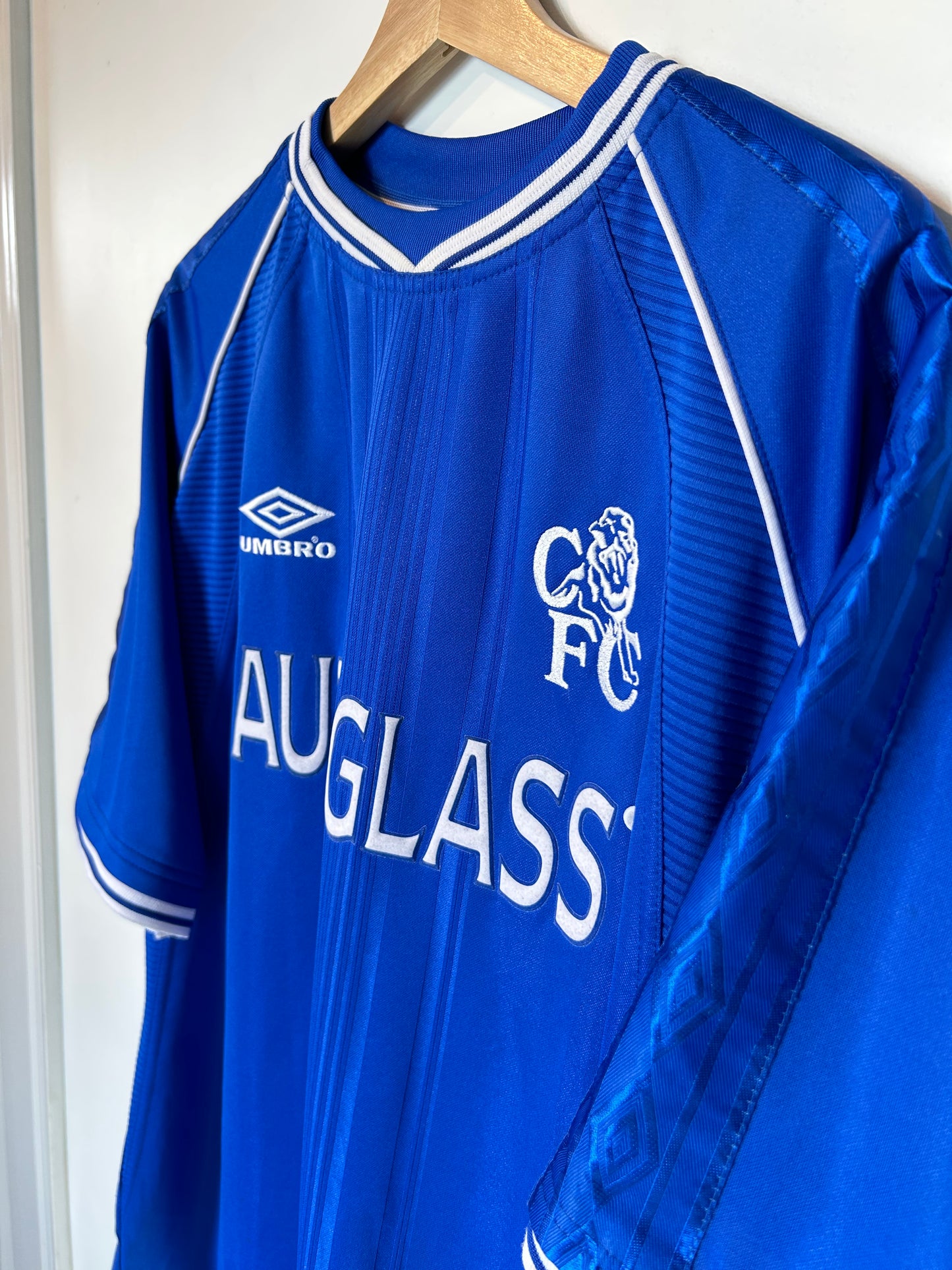 Chelsea 1999-01 Home Shirt - Zola #25 - XL
