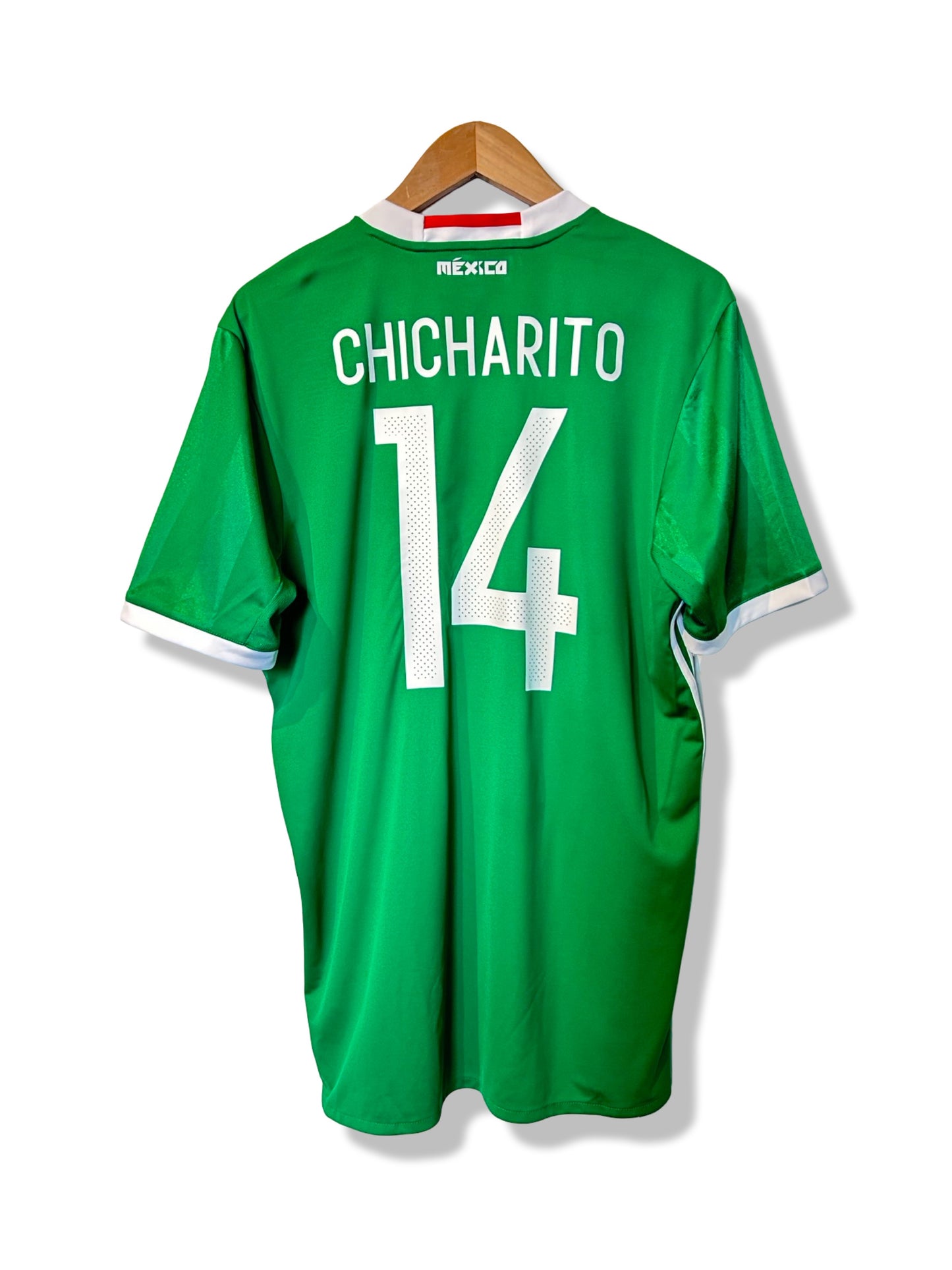 Mexico 2016-17 Home Shirt - Chicharito #14 - L