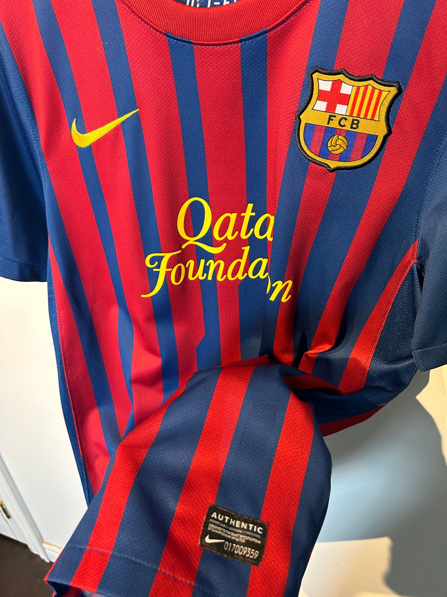 Barcelona 2011-12 Home Shirt - Messi #10 - S