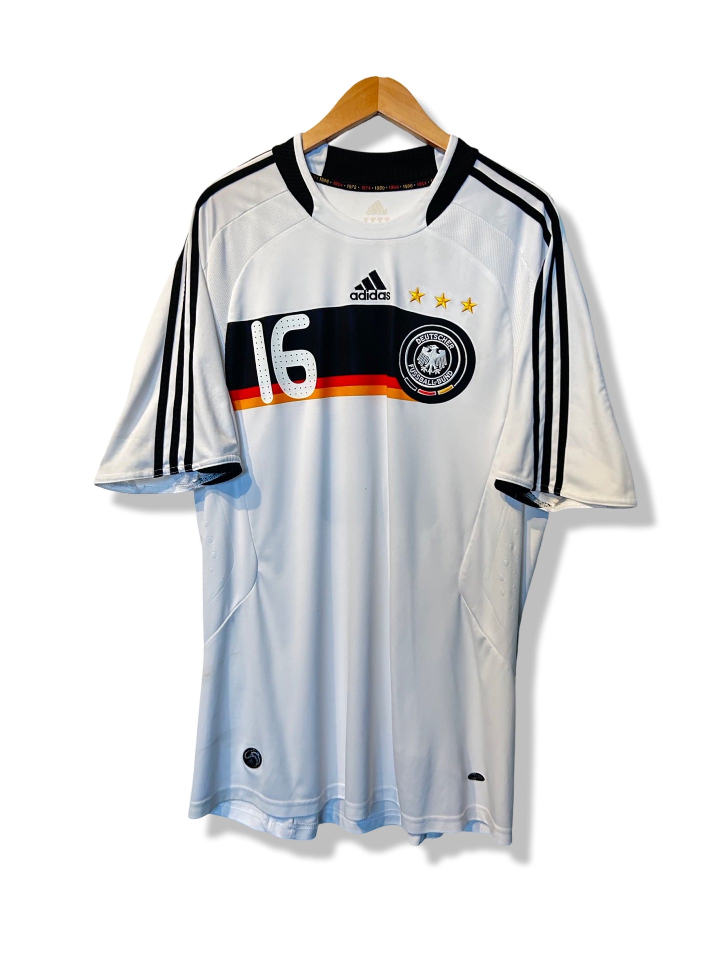 Germany 2008-09 Home Shirt - Lahm #16 - XL
