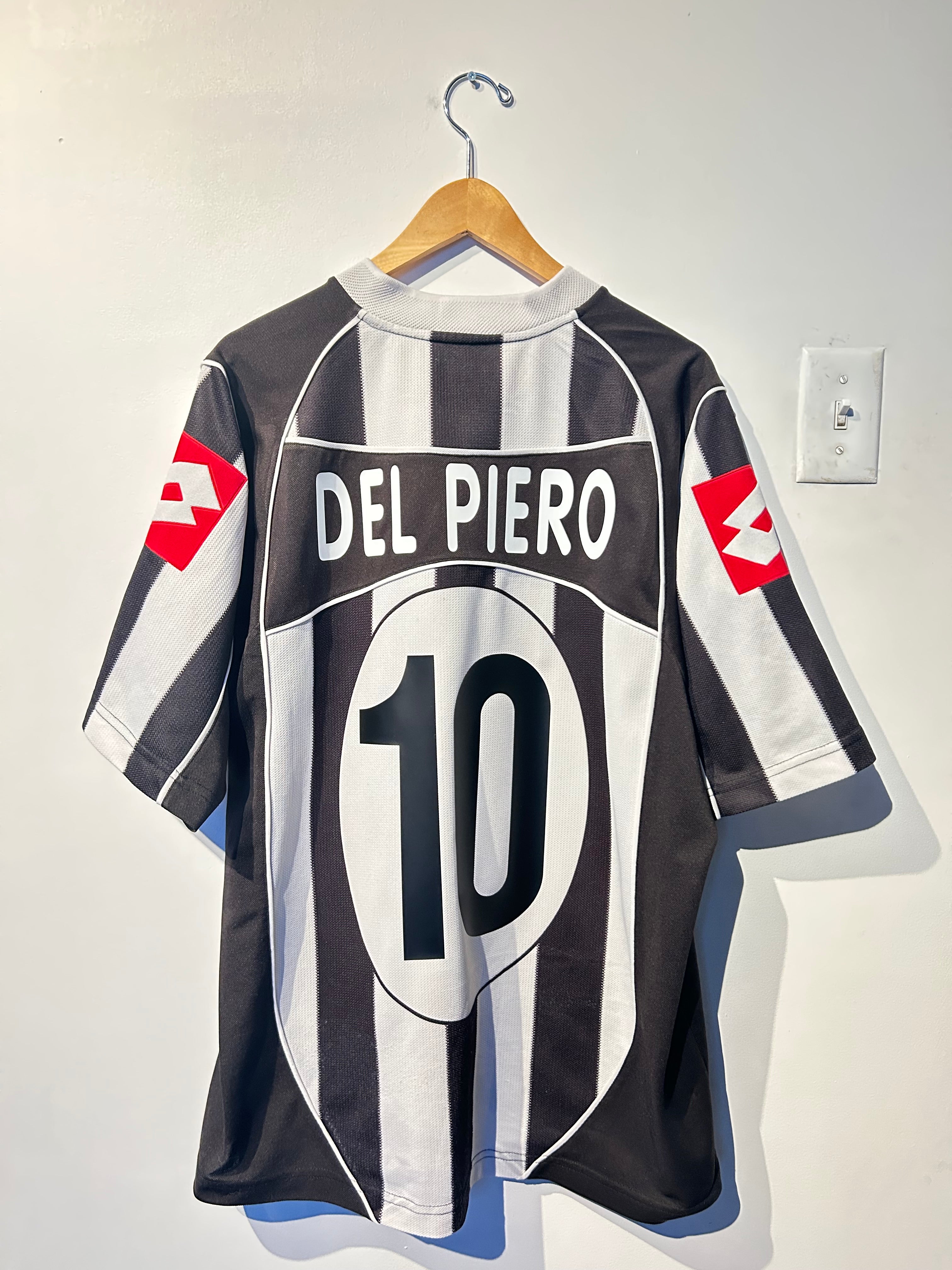 Juventus 2002-03 Home Shirt - Del Piero #10 - XL/ XXL – Football
