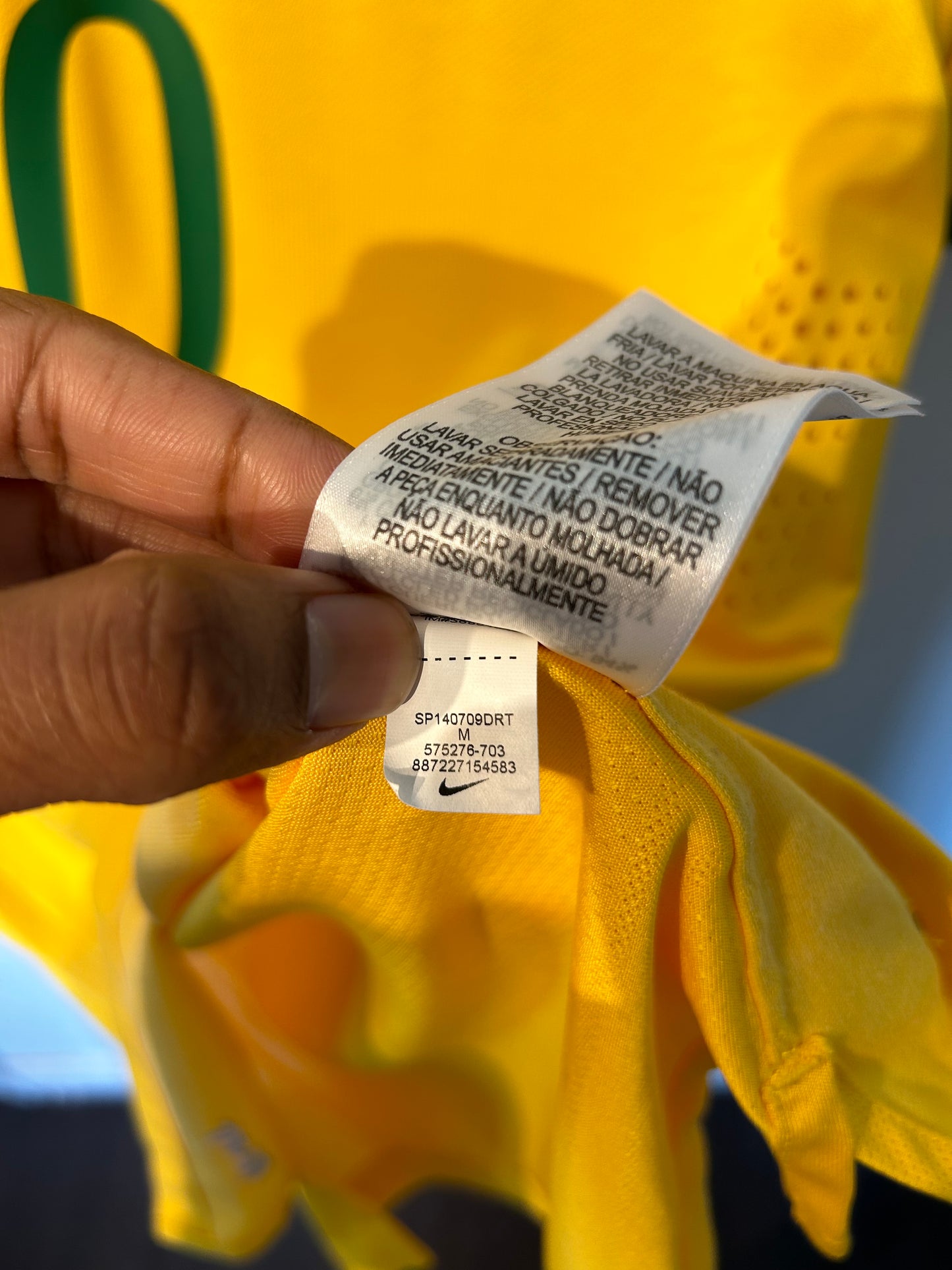 Brazil 2014-15 Home Shirt - Neymar JR. #10 - M