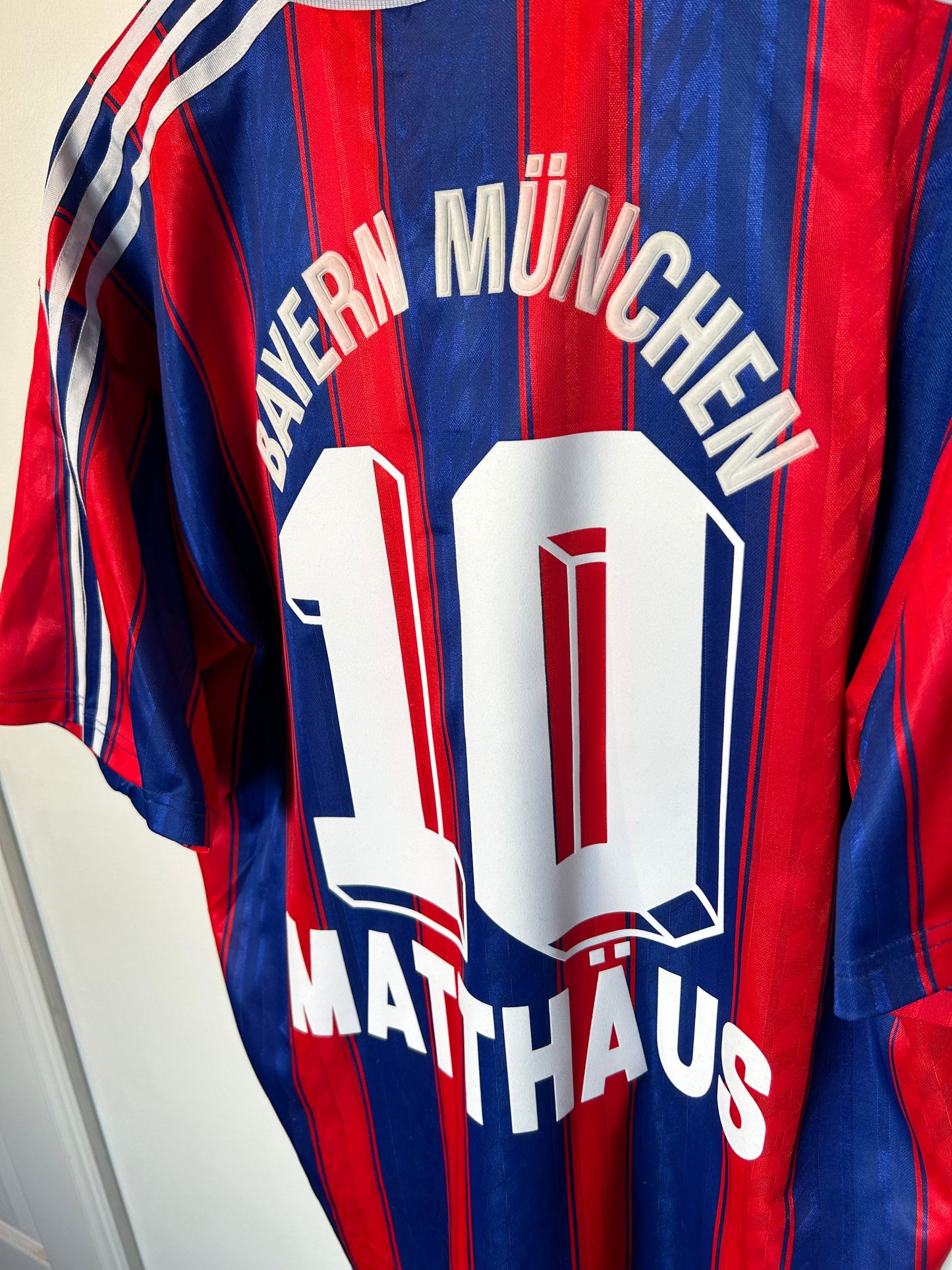 Bayern Munich 1995-97 Home Shirt - Matthaus #10 - XL