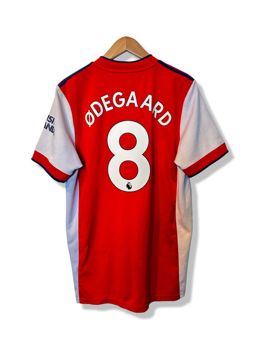 Arsenal 2021-22 Home Shirt - Odegaard #8 - L