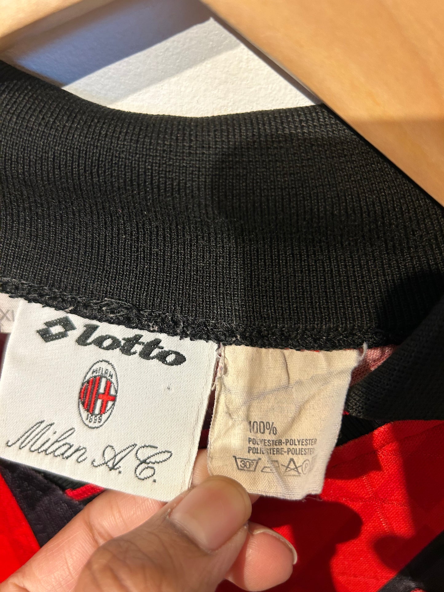 AC Milan 1994-95 Home Shirt - XL