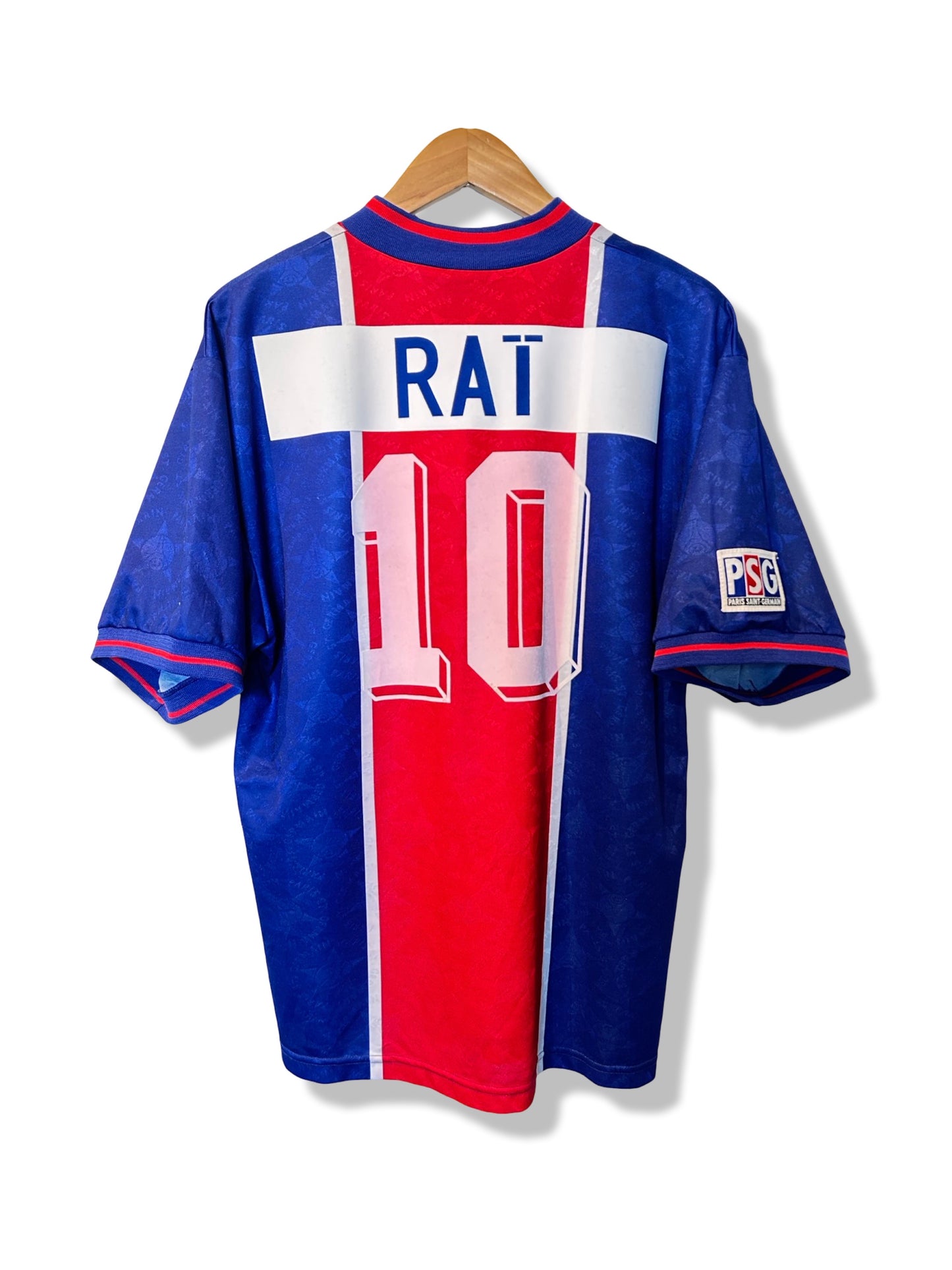 PSG 1995-96 Home Shirt - Rai #10 - M