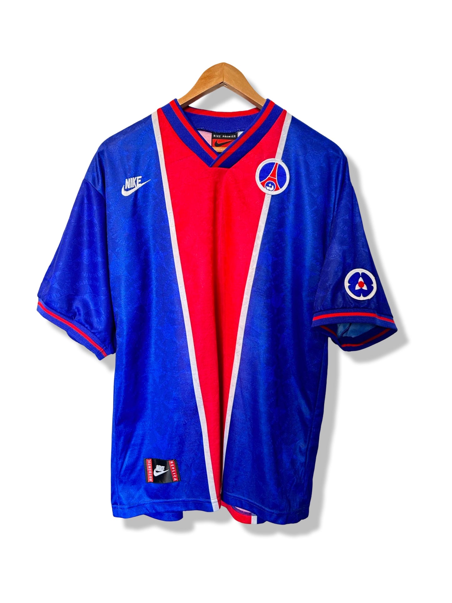 PSG 1995-96 Home Shirt - Djorkaeff #6 - L