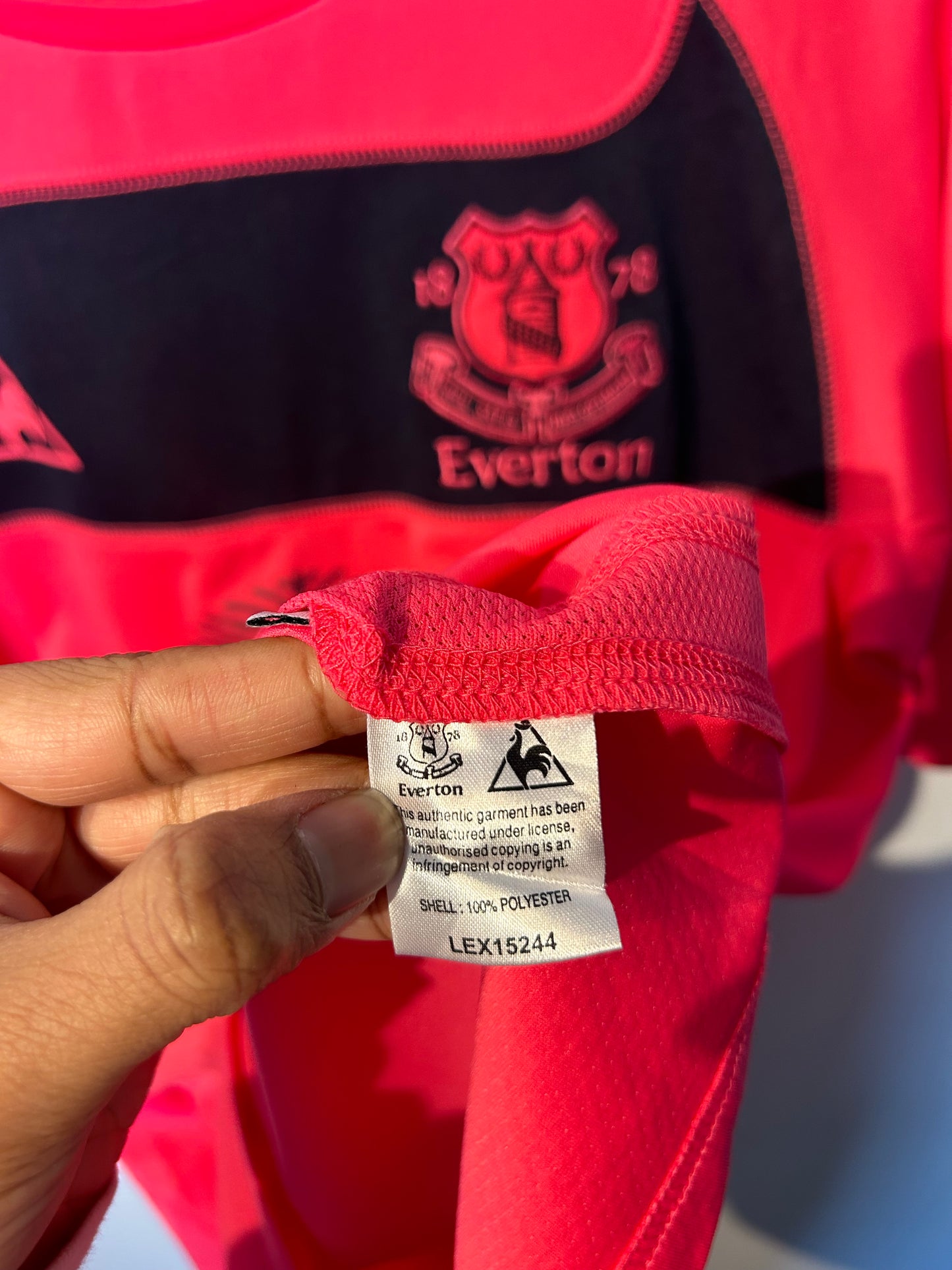 Everton 2010-11 Away Shirt - Baines #3 - L