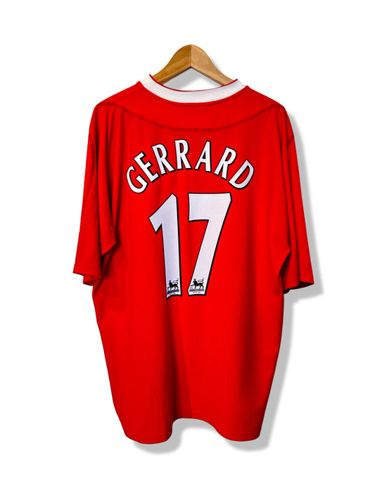 Liverpool 2003-04 Home Shirt - Gerrard #17 - XL