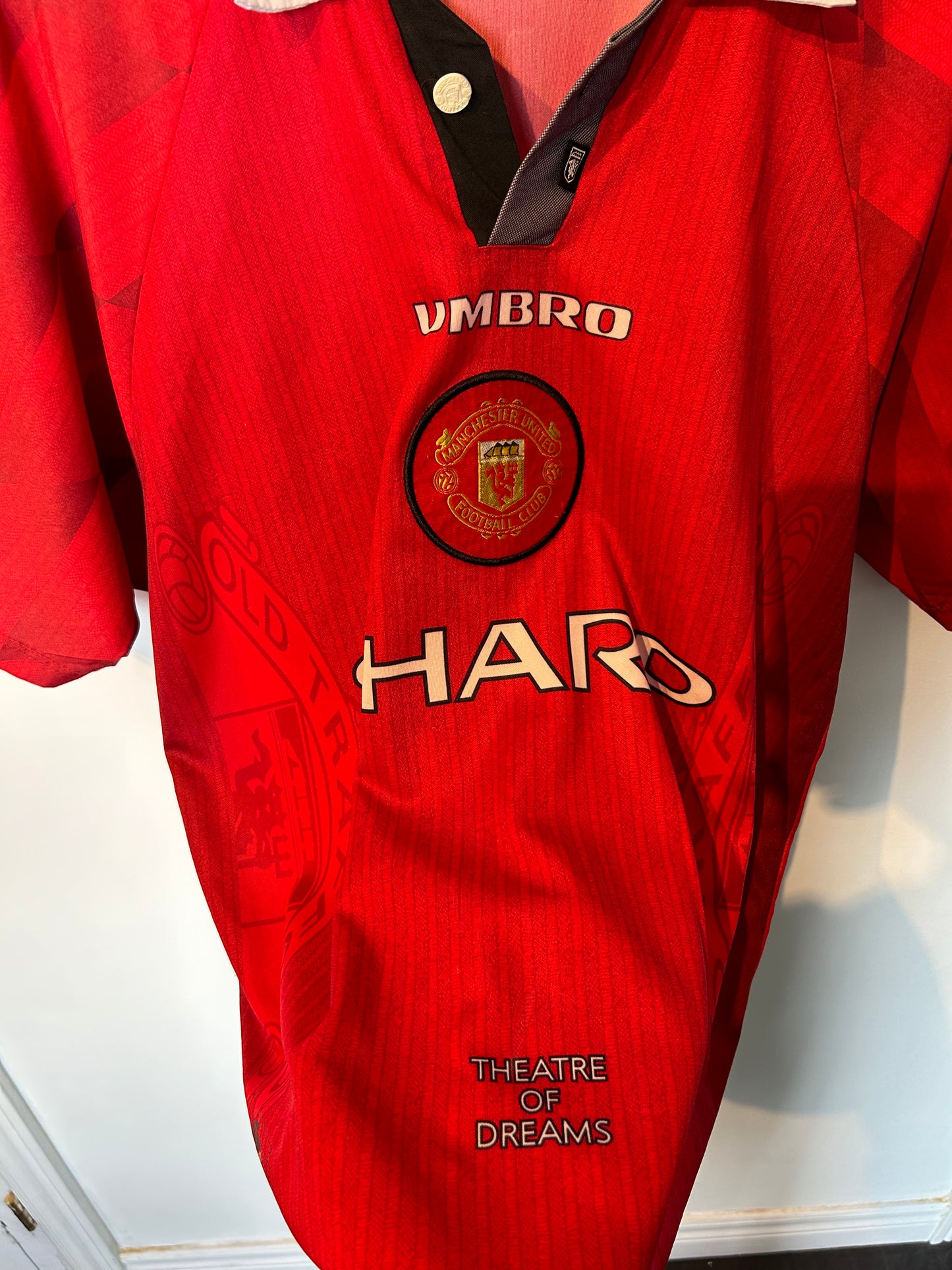Manchester United 1996-98 Home Shirt - Keane #16 - M