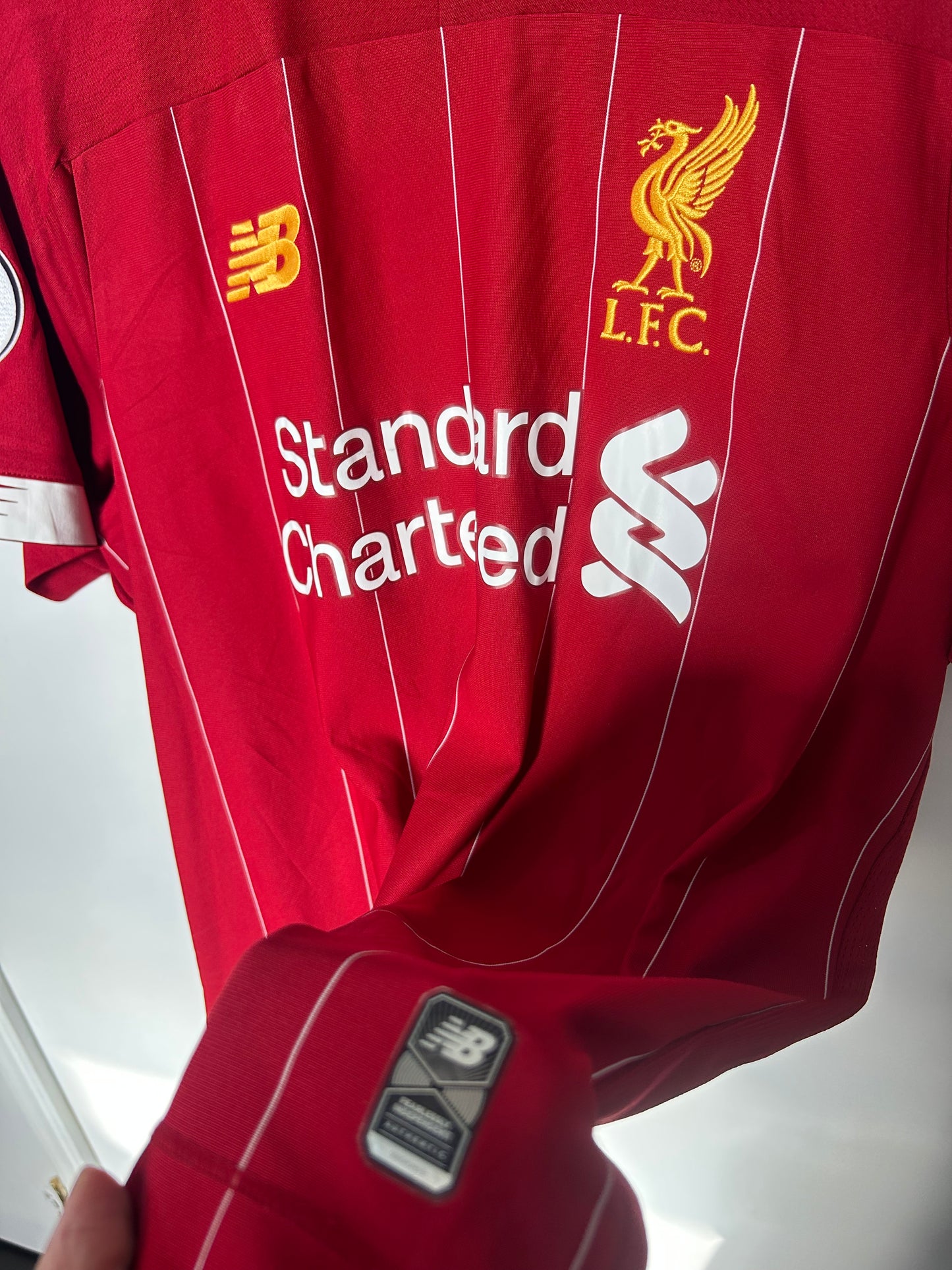 Liverpool 2019-20 Home Shirt - Virgil #4 - M