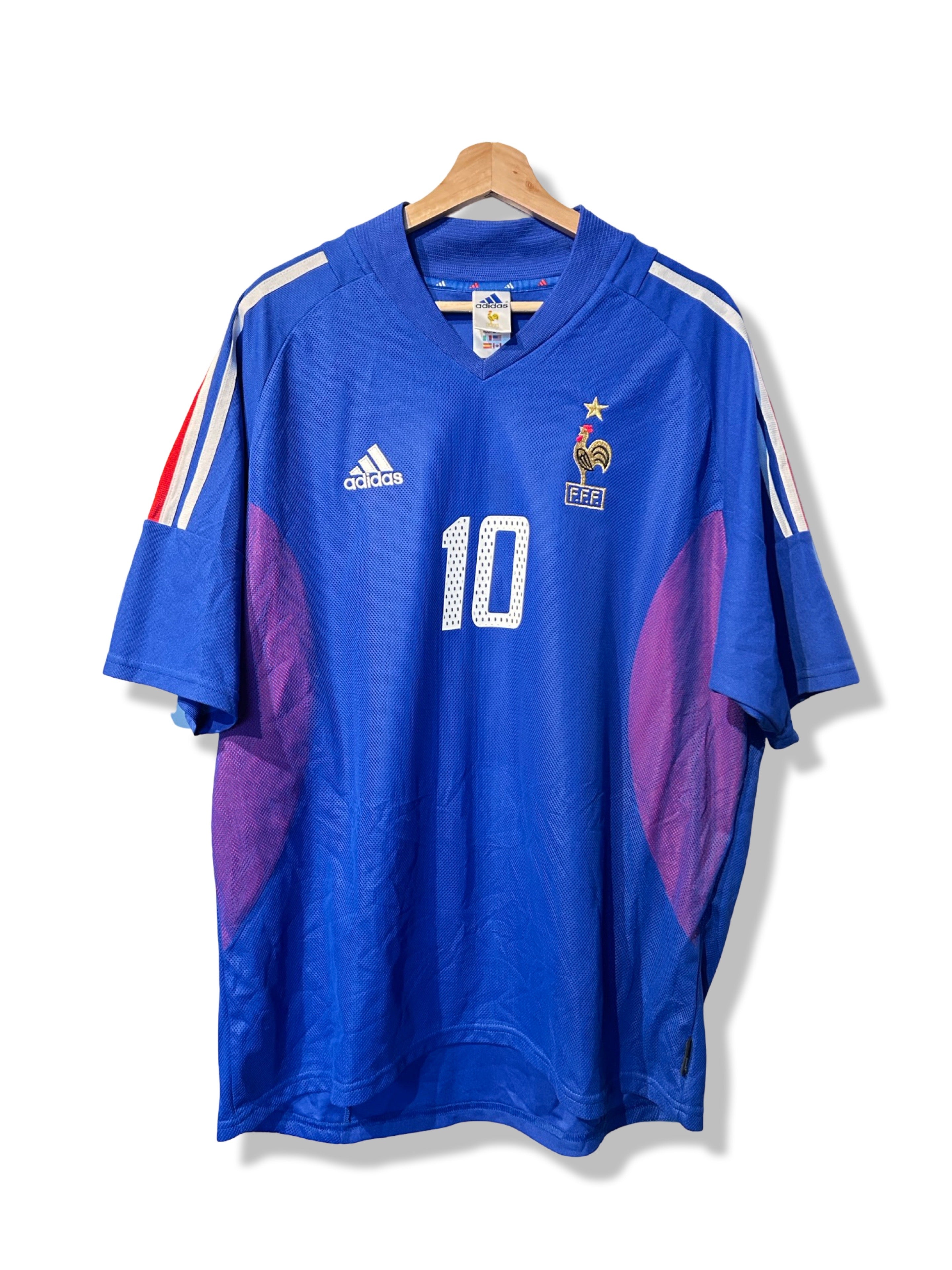 France 2002-04 Home Shirt - Zidane #10 - XL – Football Heaven