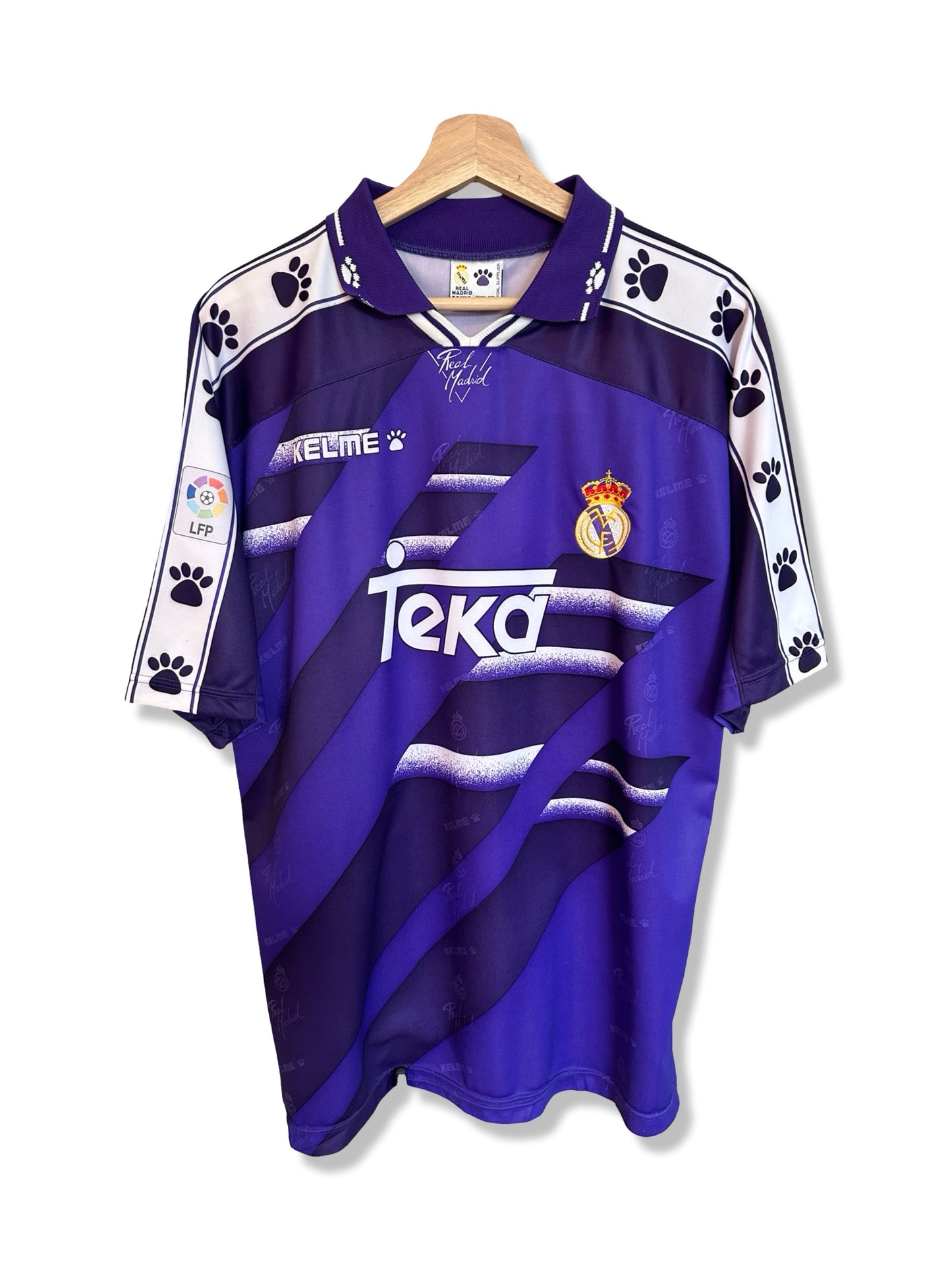 Real Madrid 1994-96 Away Shirt - Raul #17 - L