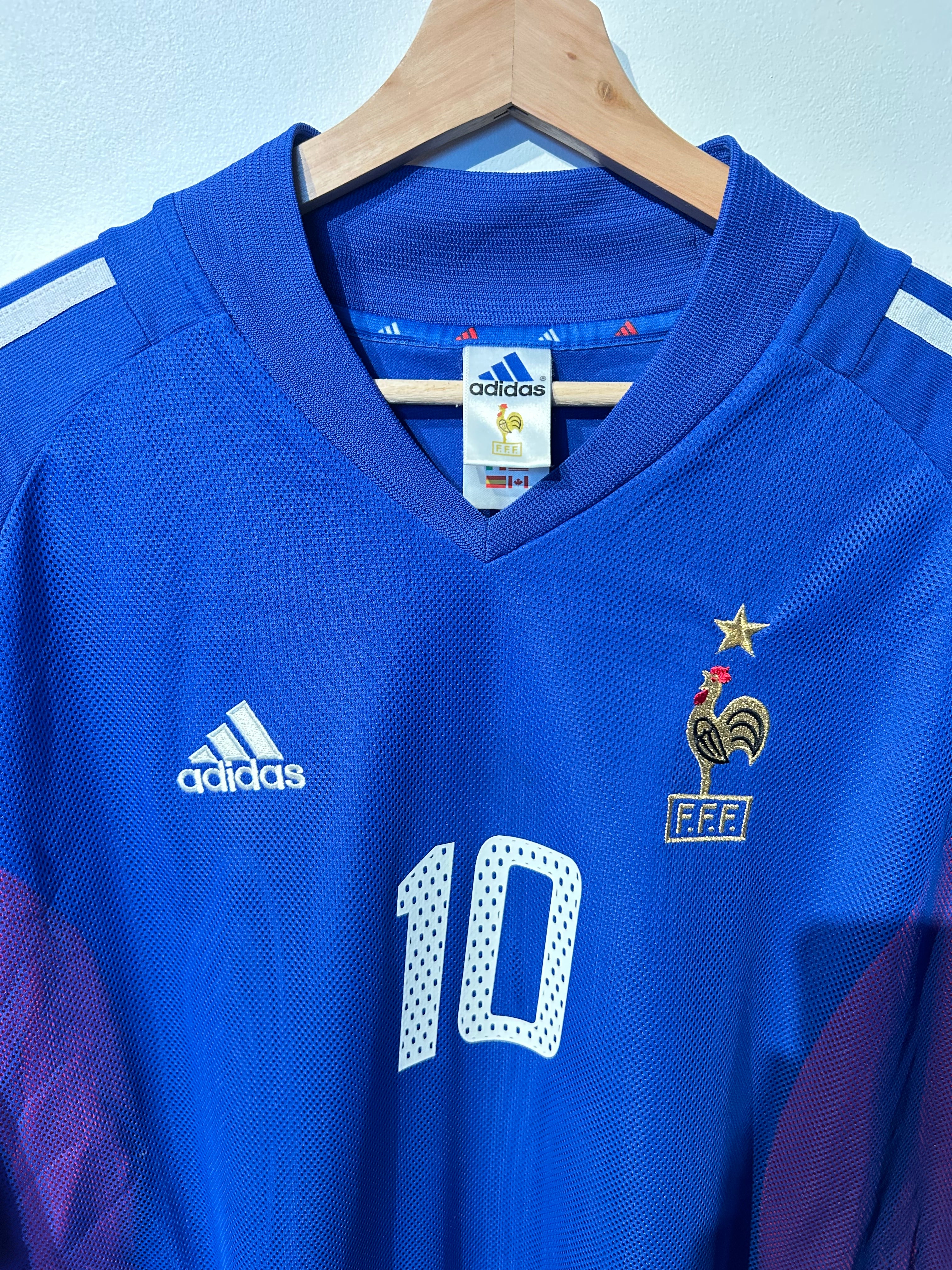 France 2002-04 Home Shirt - Zidane #10 - XL – Football Heaven