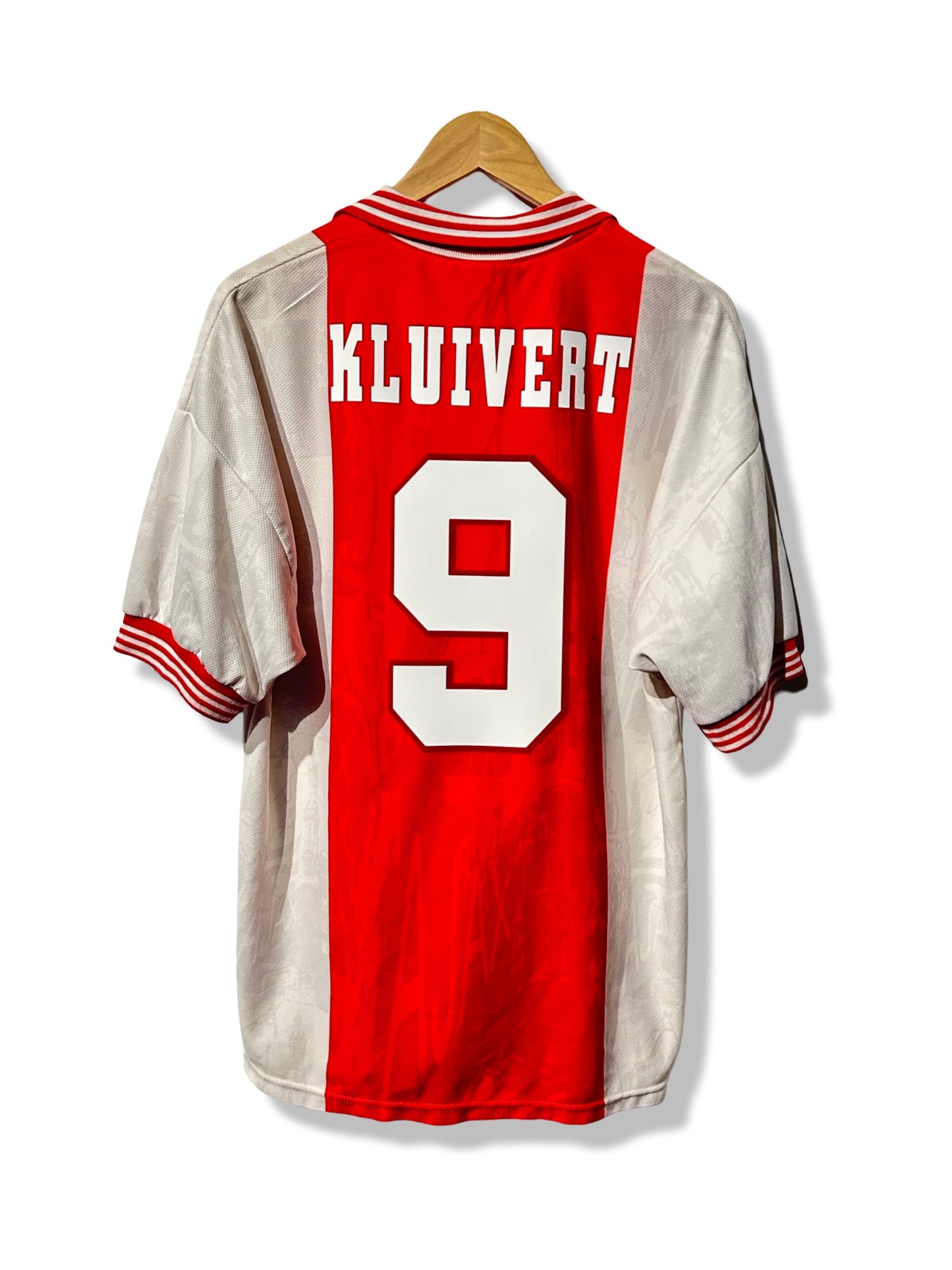 Ajax 1996-97 Home Shirt -  Kluivert #9 - L