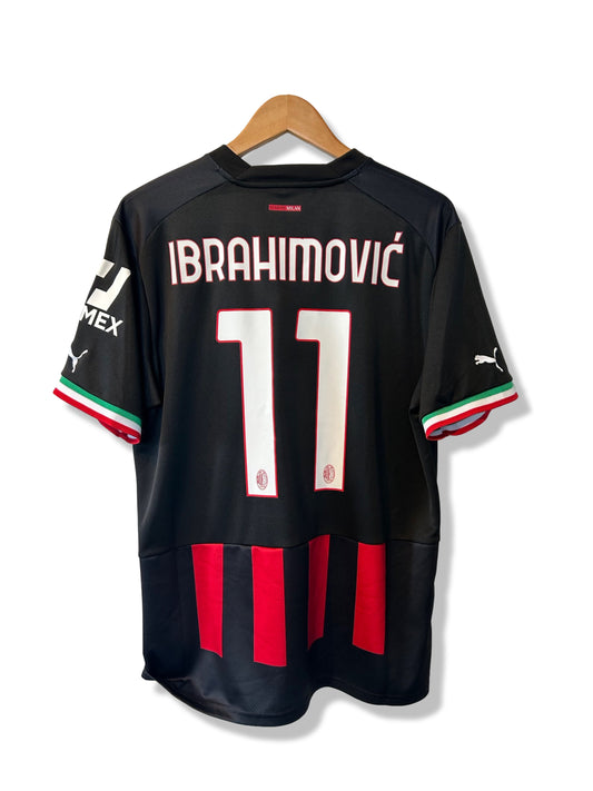 AC Milan 2022-23 Home Shirt - Ibrahimović #10 - L