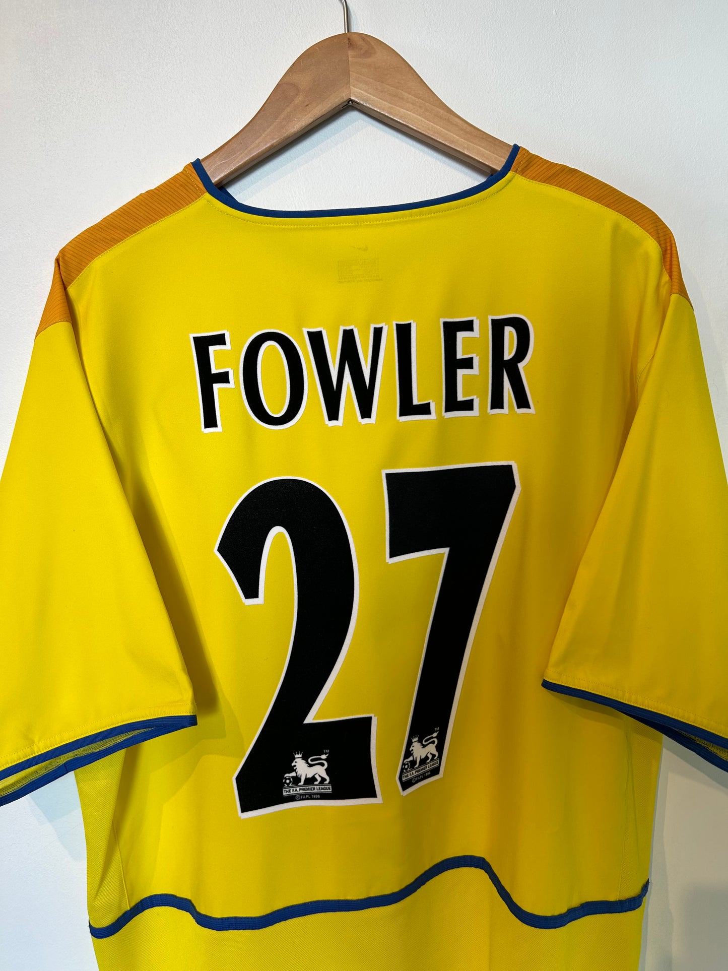 Leeds United 2002-03 Away Shirt - Fowler #27 - XL