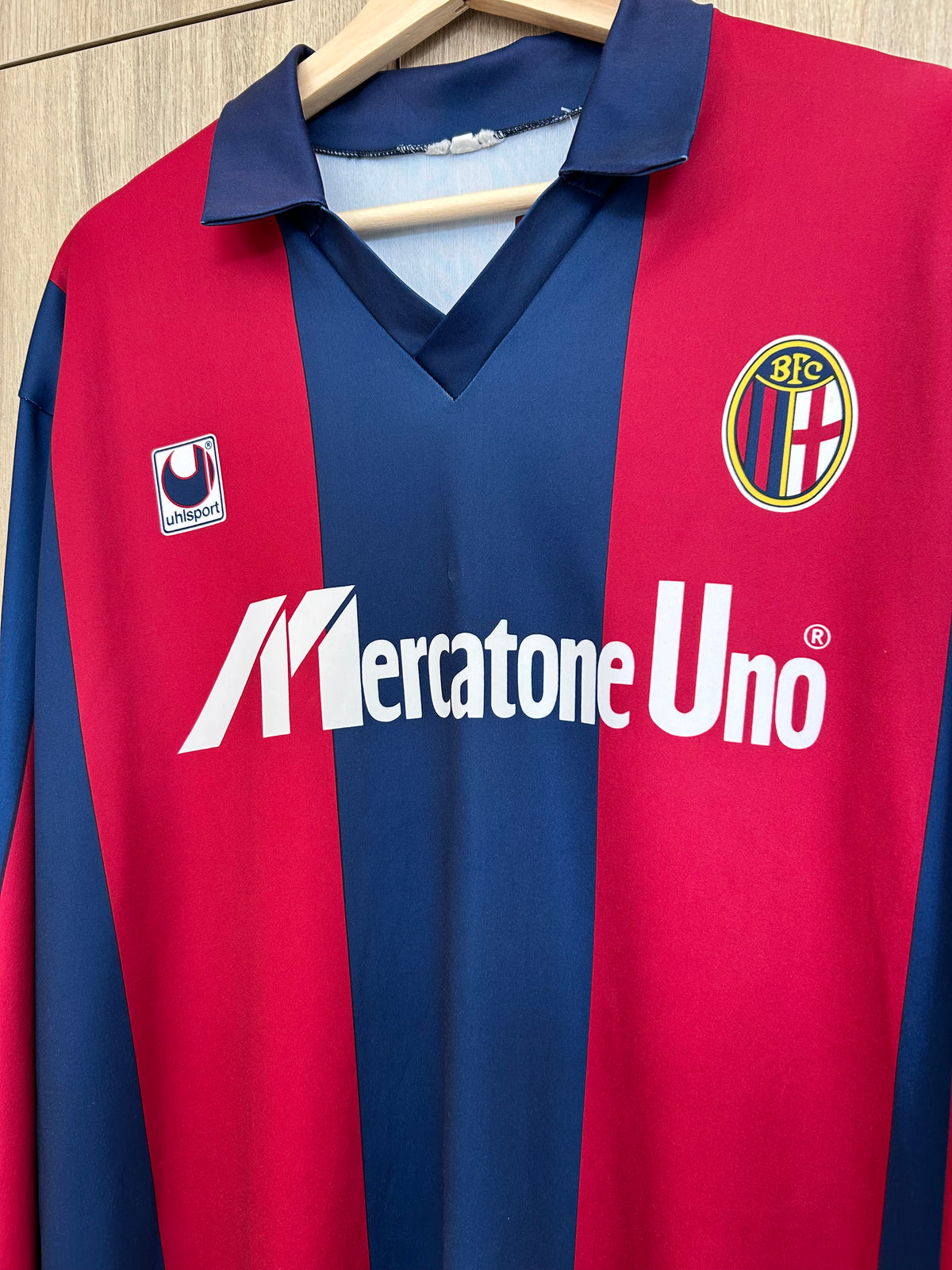 Bologna 1989-90 Home Shirt L/S - L