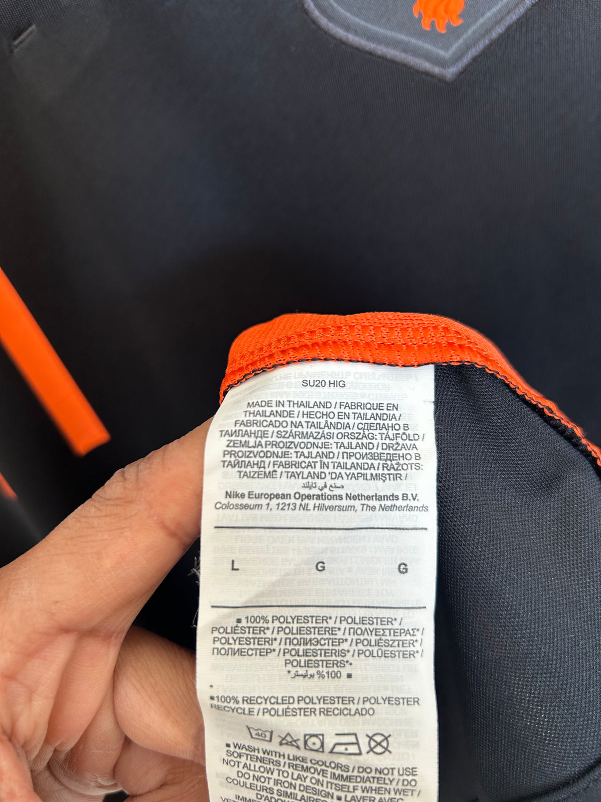 Netherlands 2020-22 Away Shirt - De Jong #21 - L