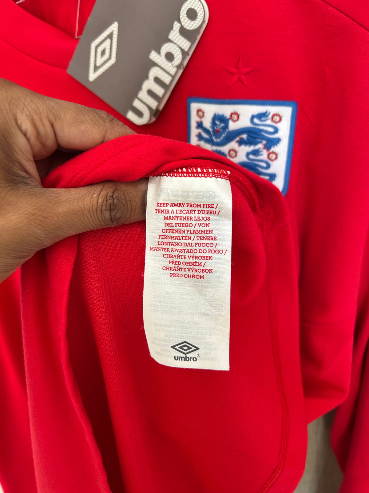 England 2010-11 Away Shirt L/S - Rooney #10 - L